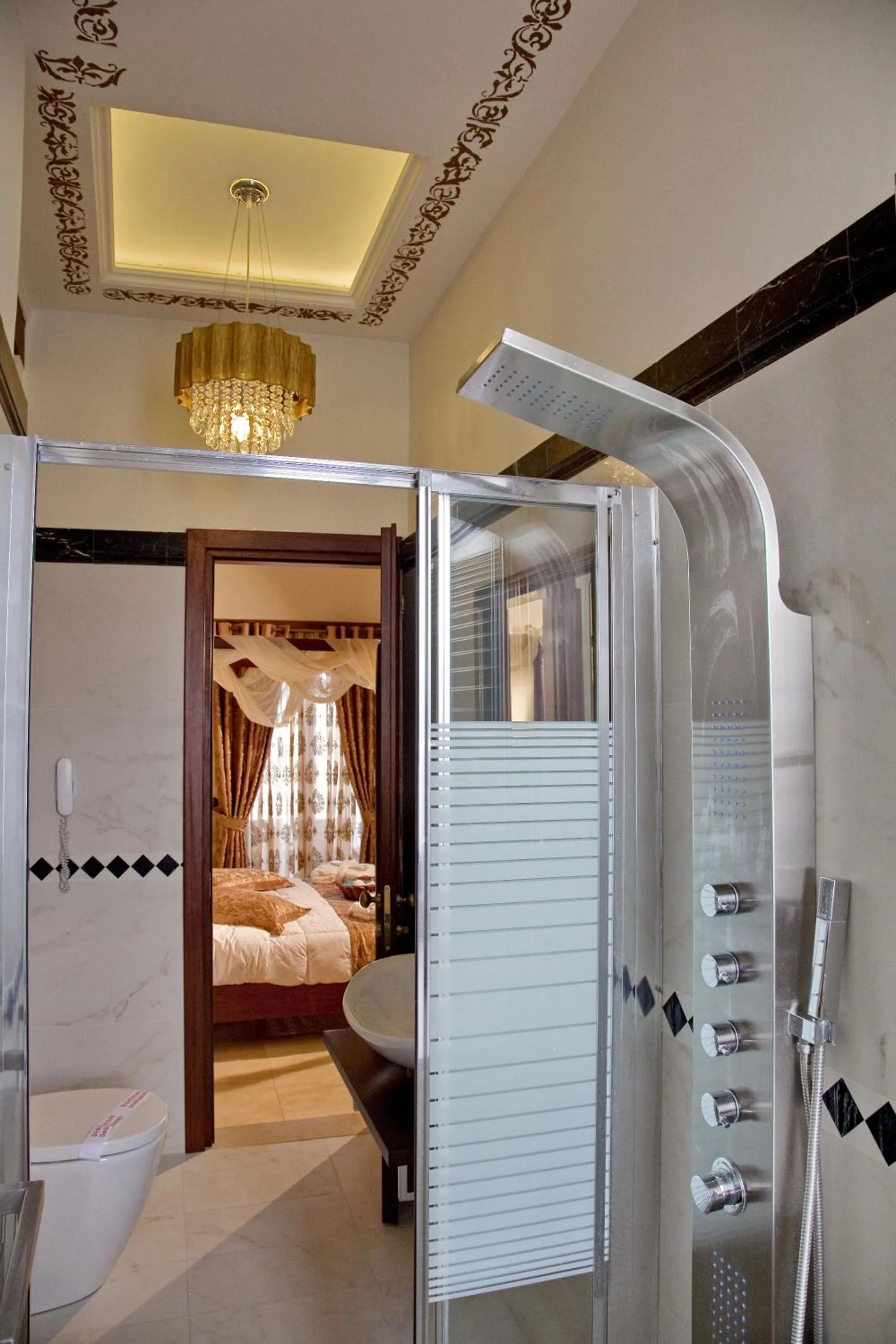 Bathroom, Bed in Antica Dimora Suites