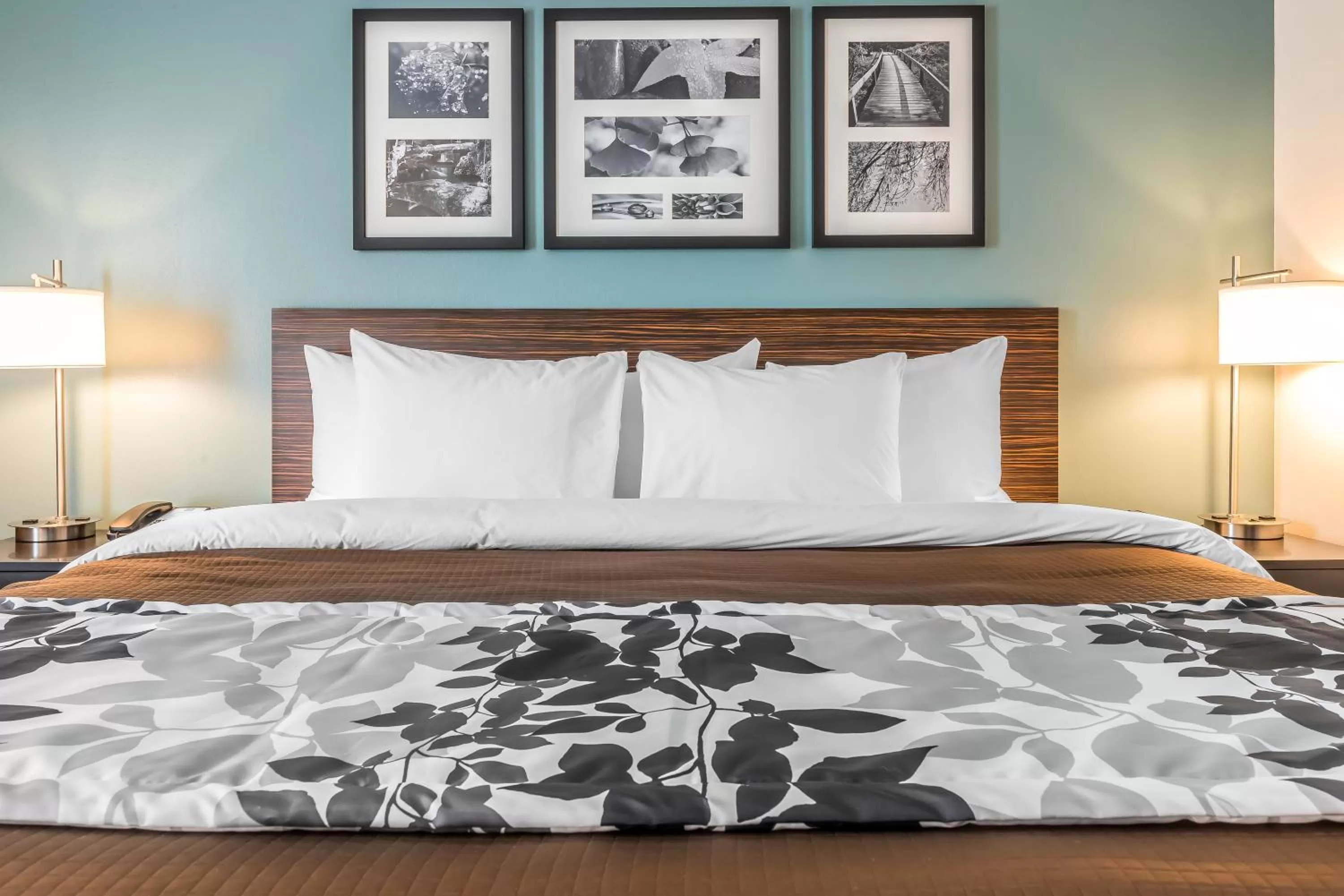 Bed in Sleep Inn & Suites Cumberland