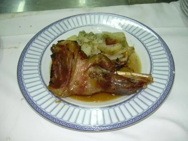 Food close-up in Hotel Cariñena