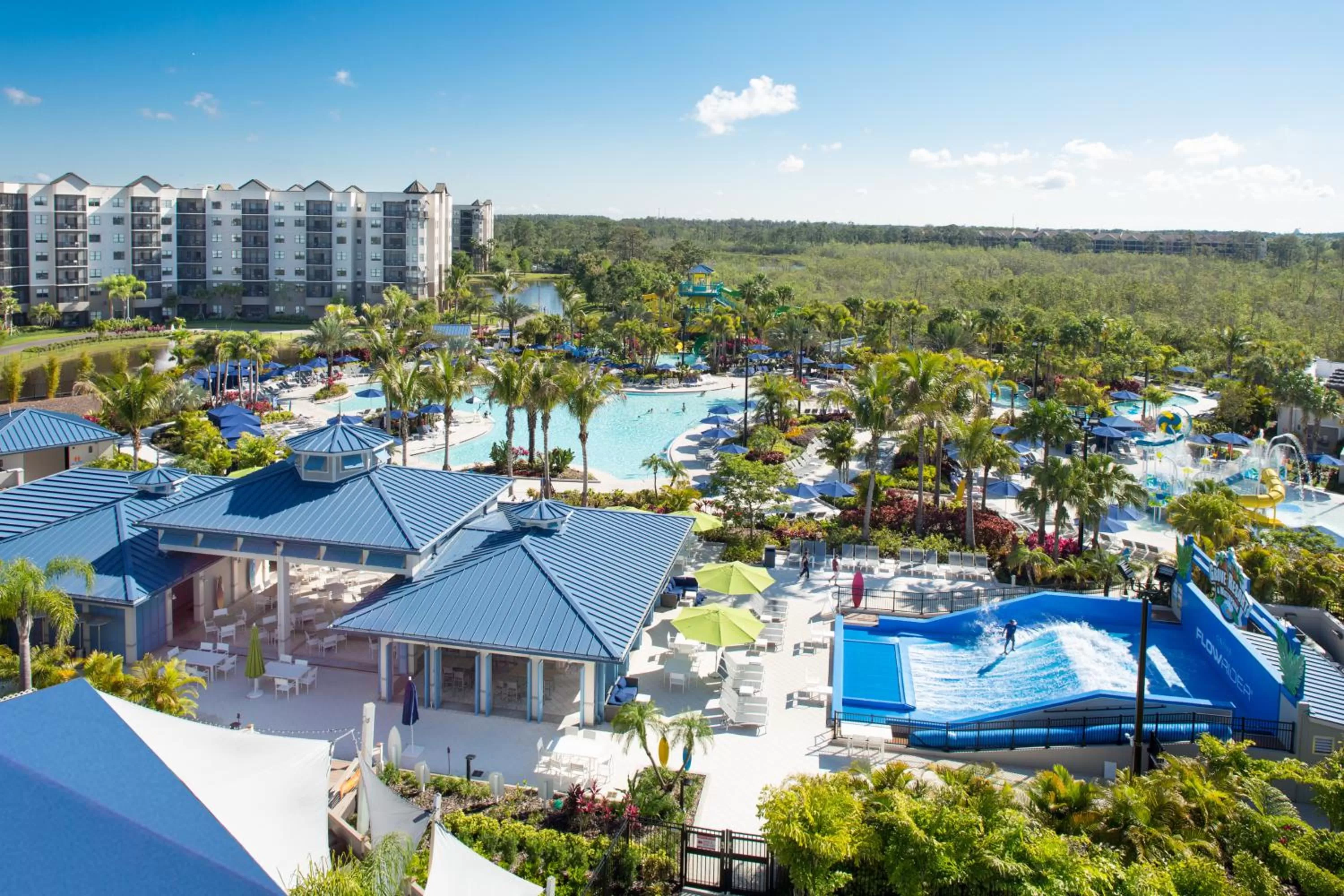Property building in The Grove Resort & Water Park Orlando