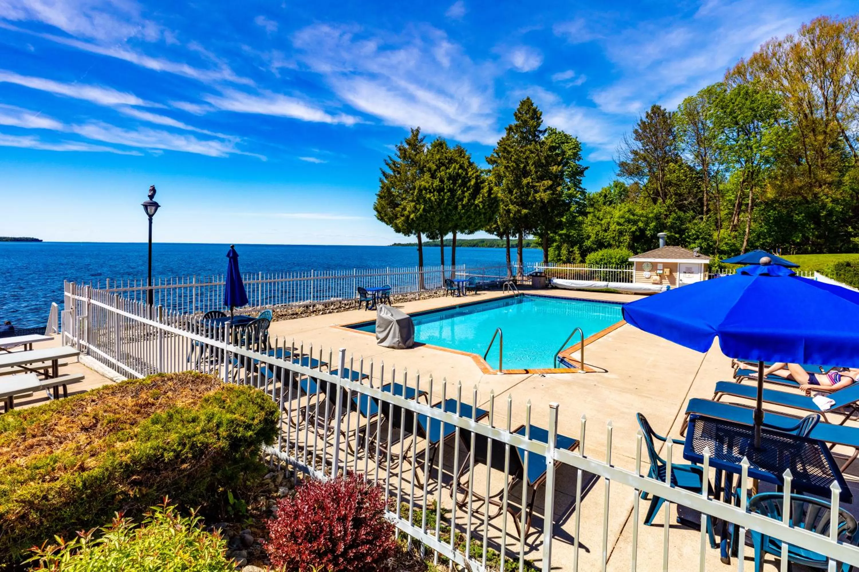 Pool view in Westwood Shores Waterfront Resort