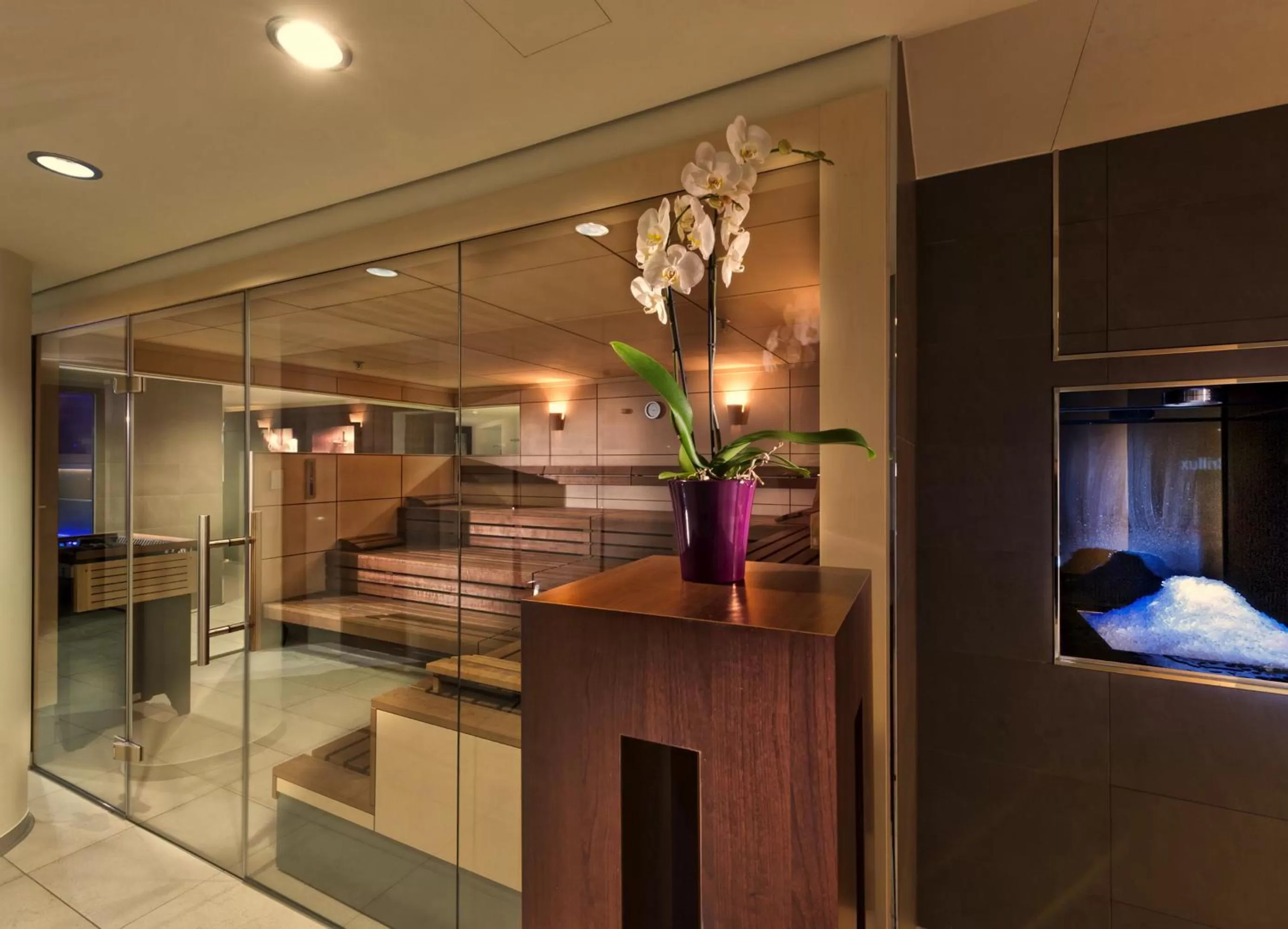 Spa and wellness centre/facilities, Bed in Estrel Berlin