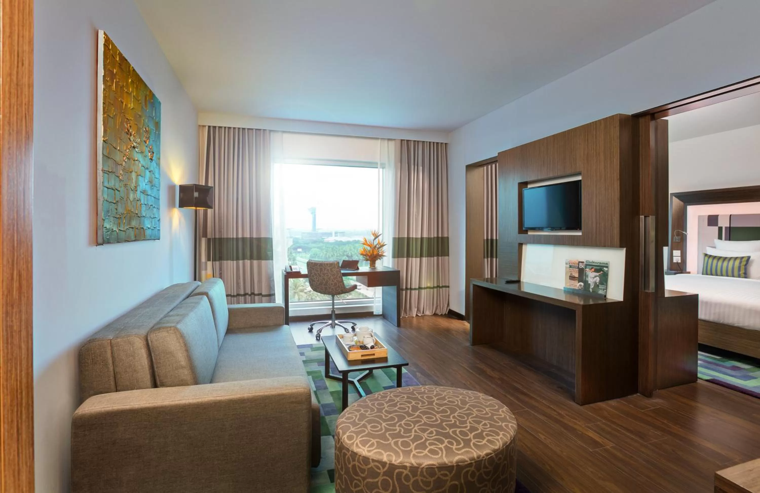 Living room in Novotel Chennai OMR