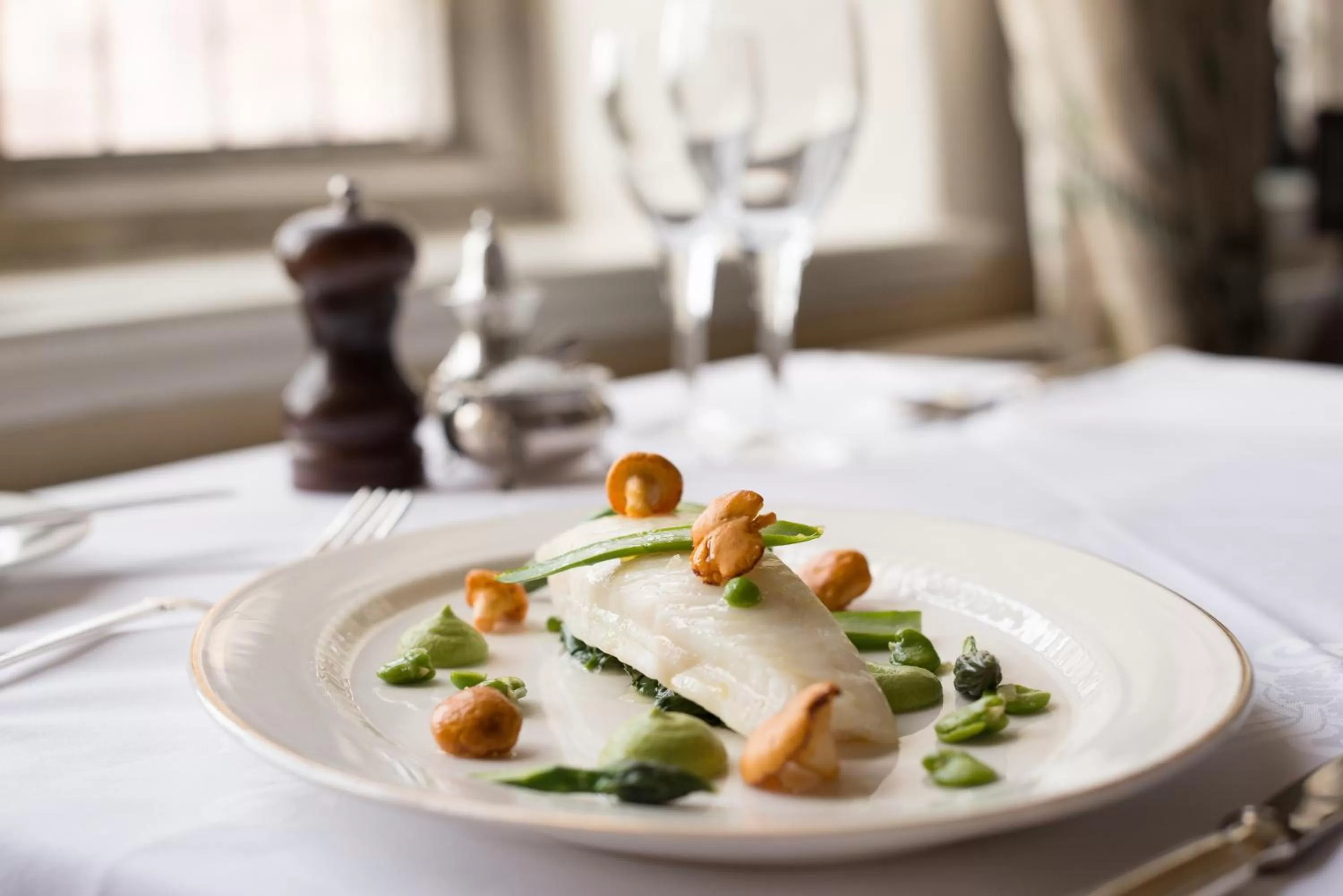 Food close-up in Bodysgallen Hall and Spa