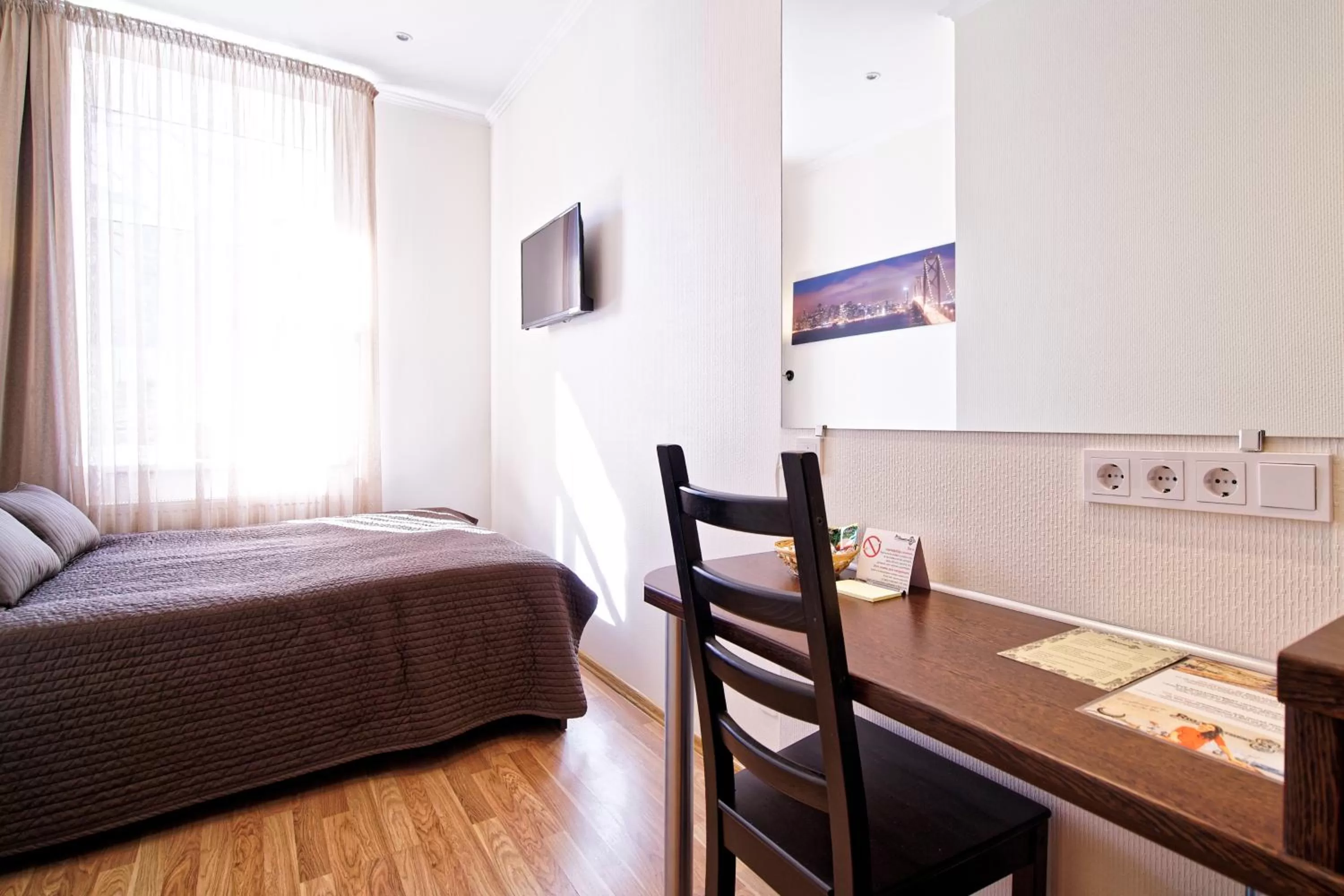 Bed in RIGAAPARTMENT SONADA Self-Service Aparthotel - Private Parking