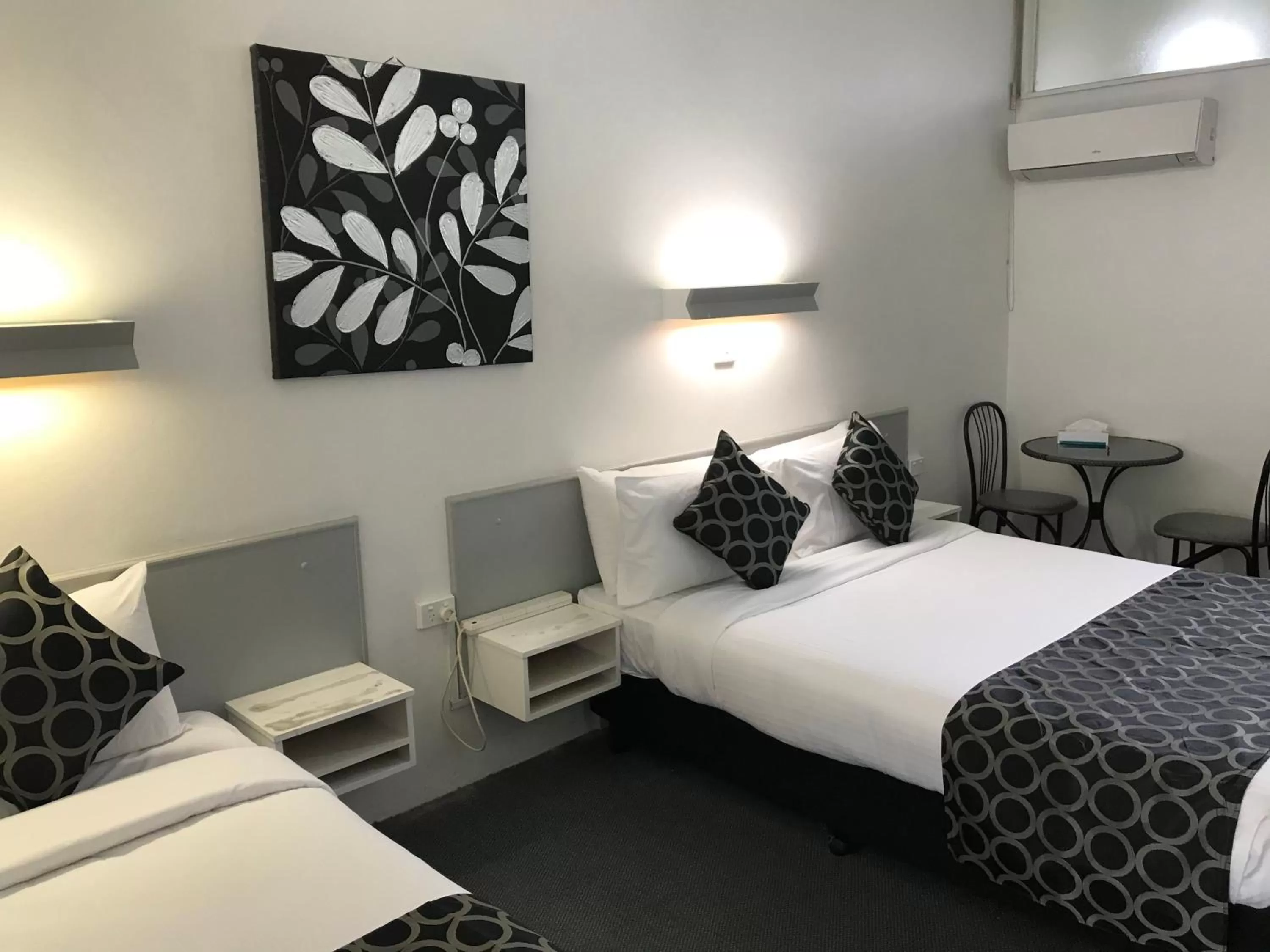 Bed in Coffs Shearwater Motel