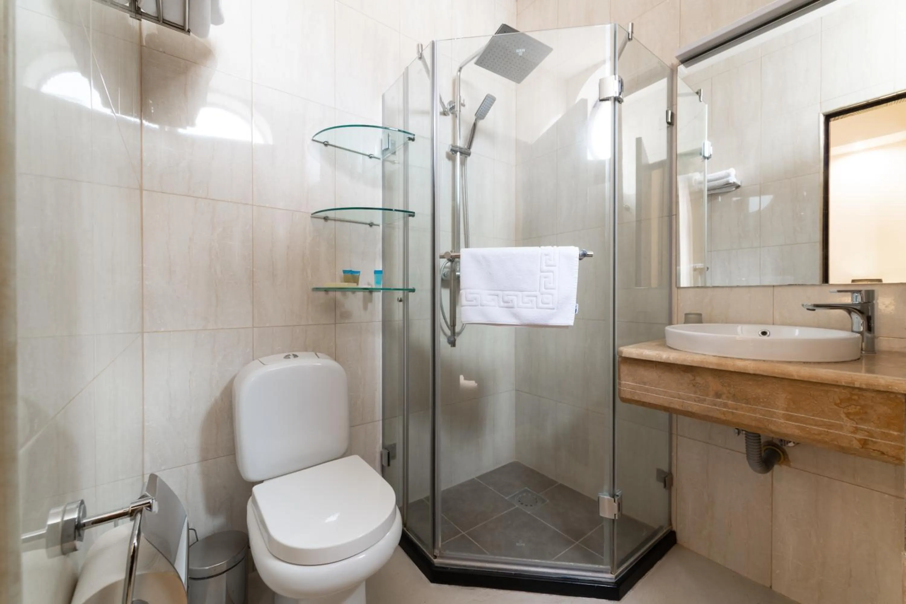 Toilet in Bass Boutique Hotel