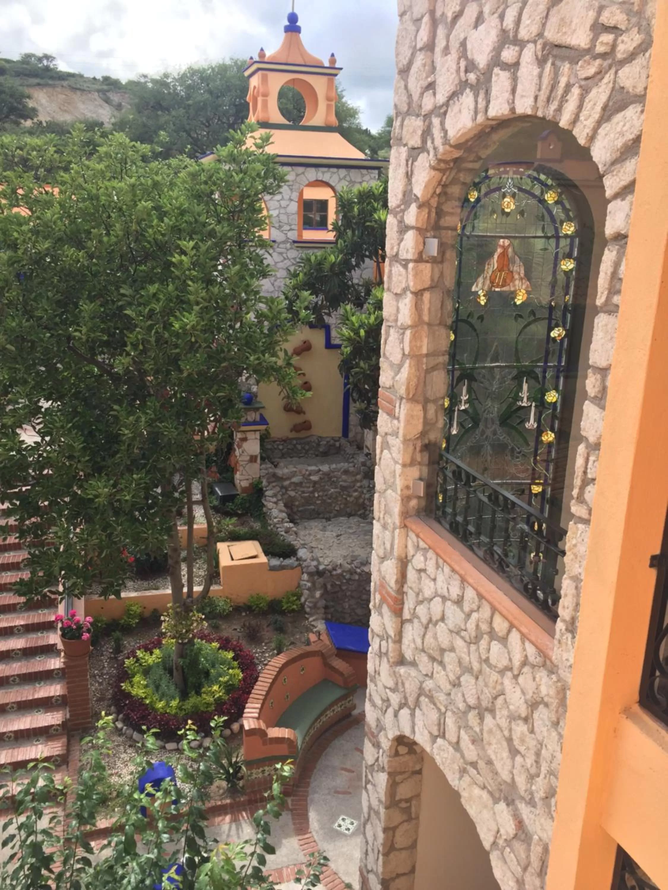 Bird's eye view in Hotel Feregrino