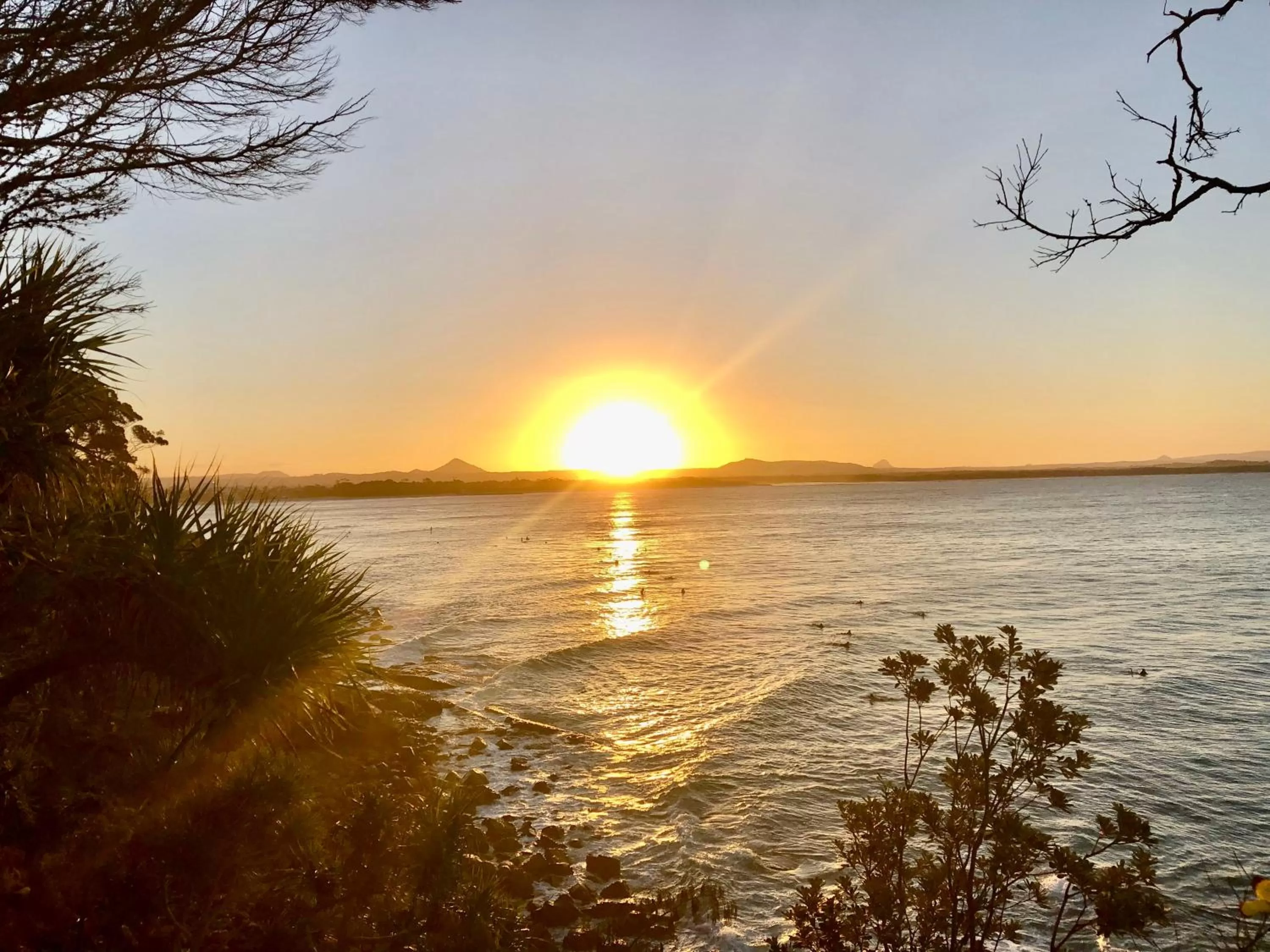 Beach, Sunrise/Sunset in Hideaway Noosa Men Only Beach Resort