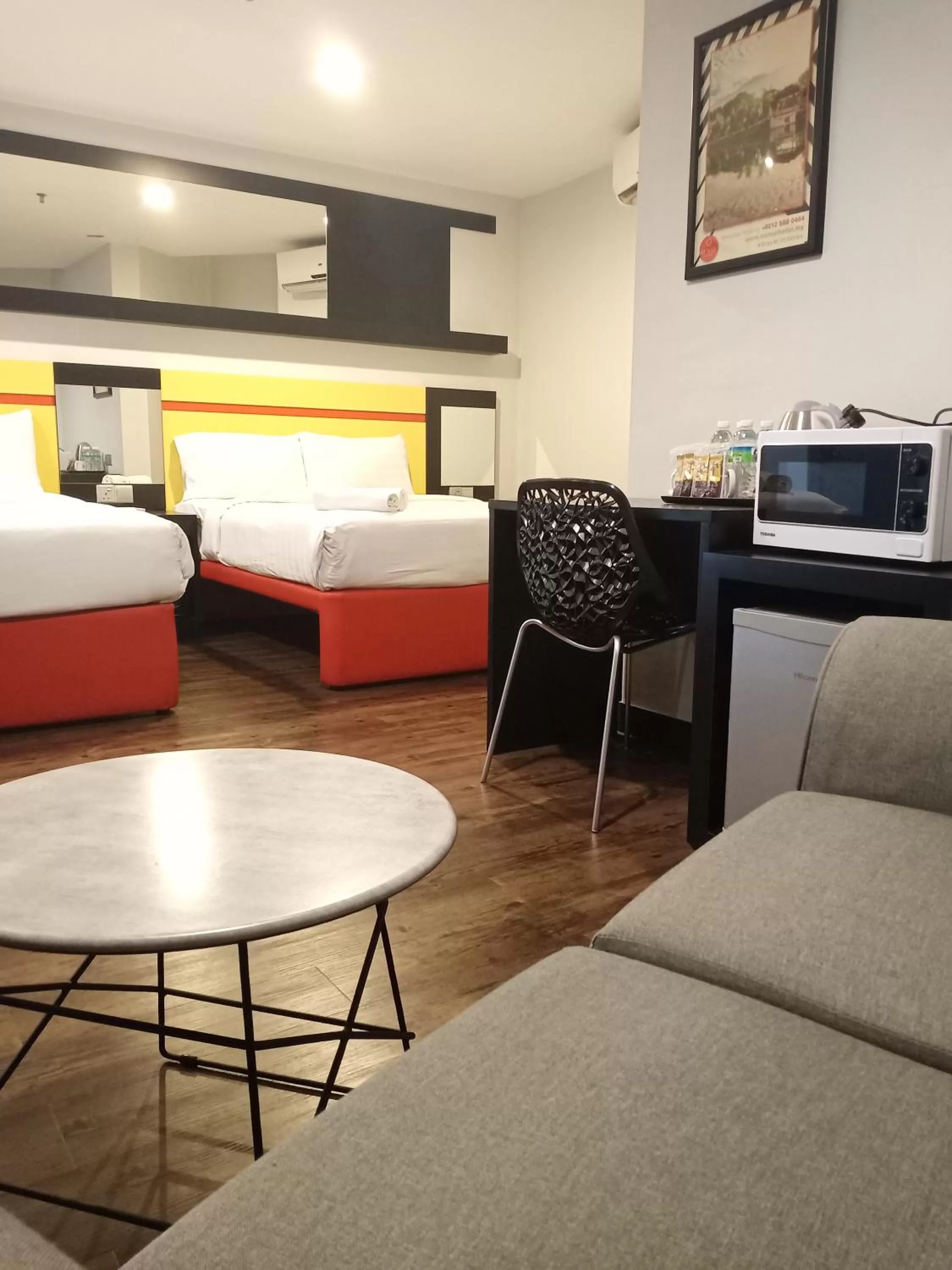 Bed in Sense Hotel Taiping