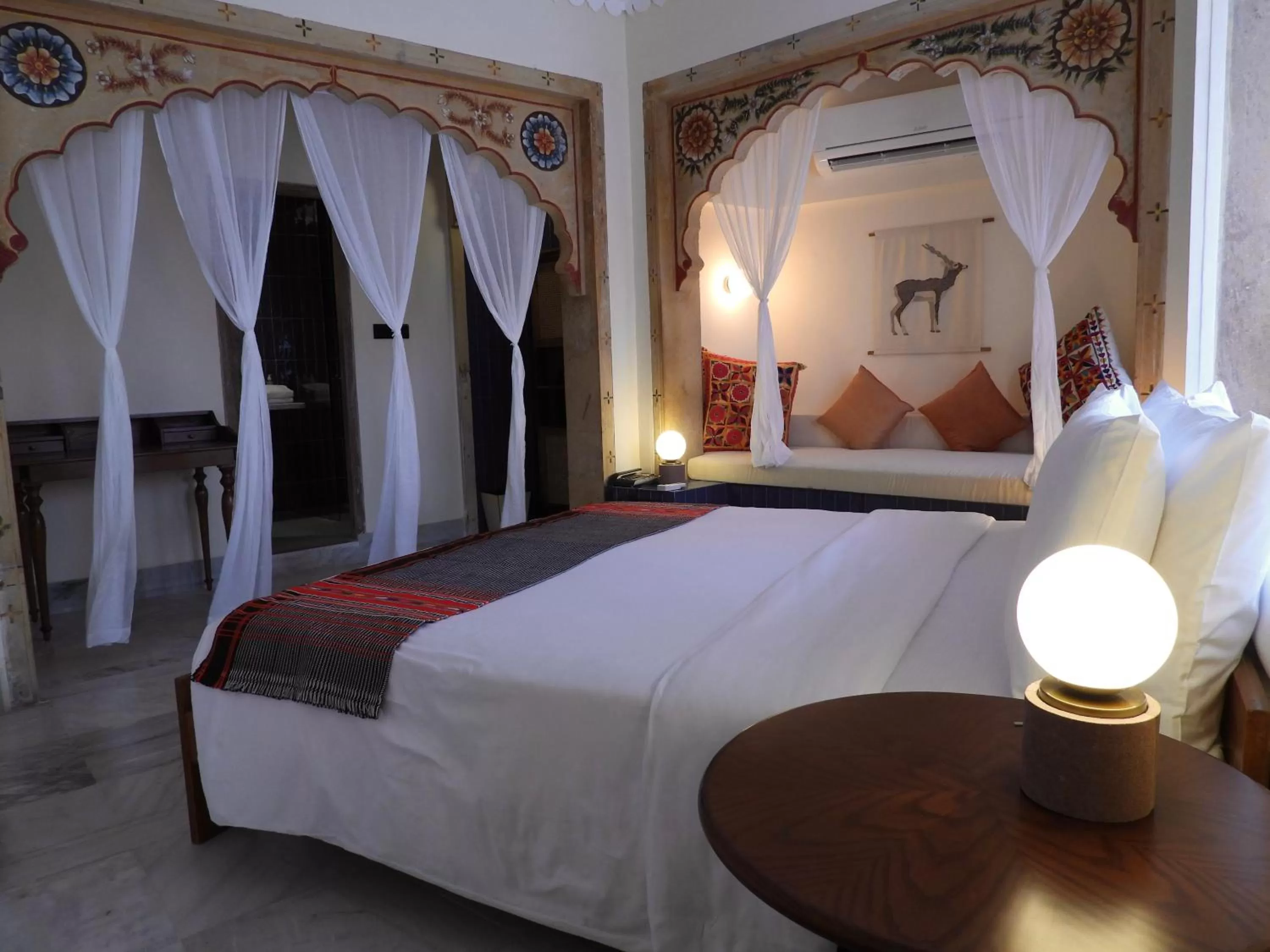 Bed in The Stepwell Hotel