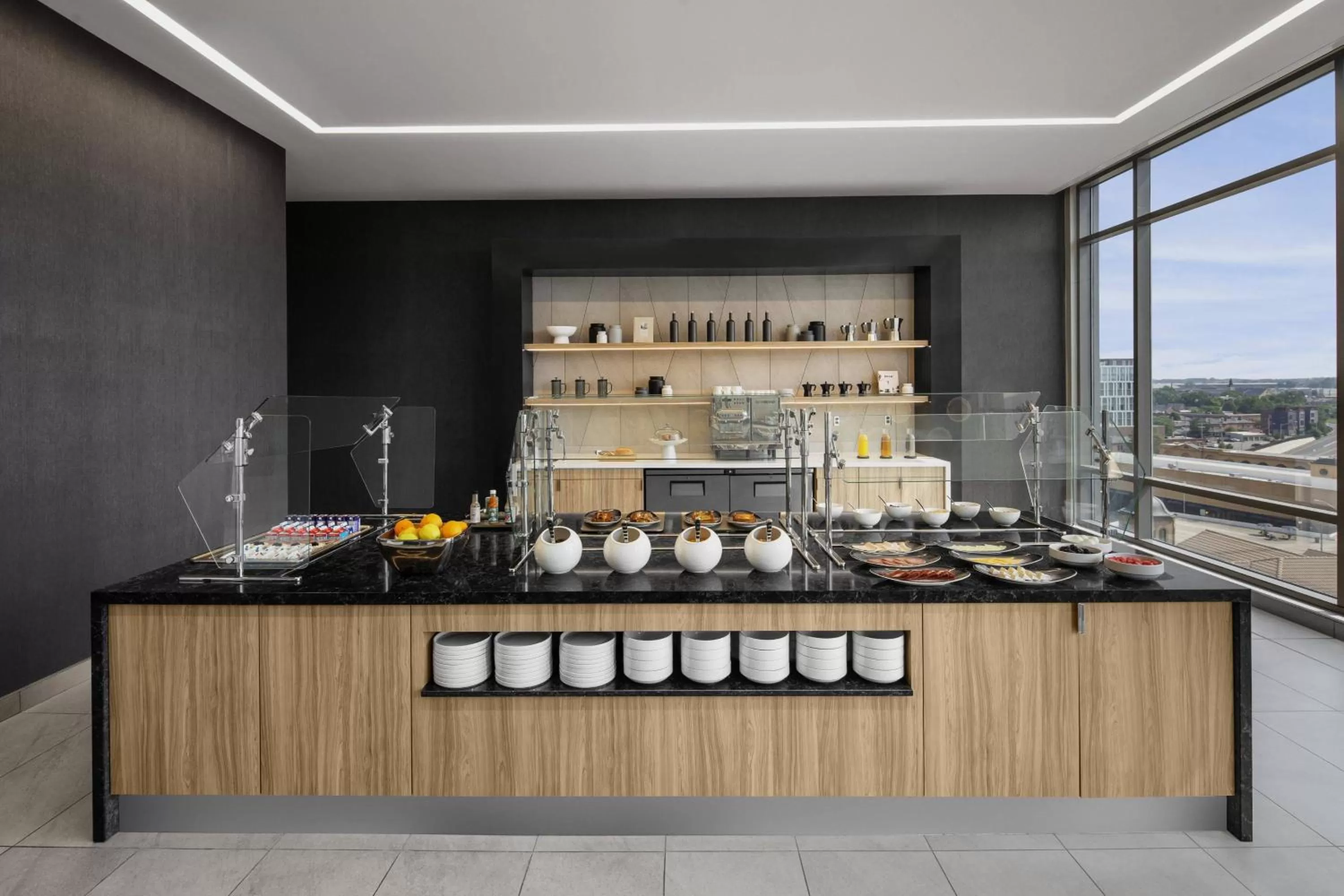 Kitchen or kitchenette in AC Hotel by Marriott Columbus Downtown