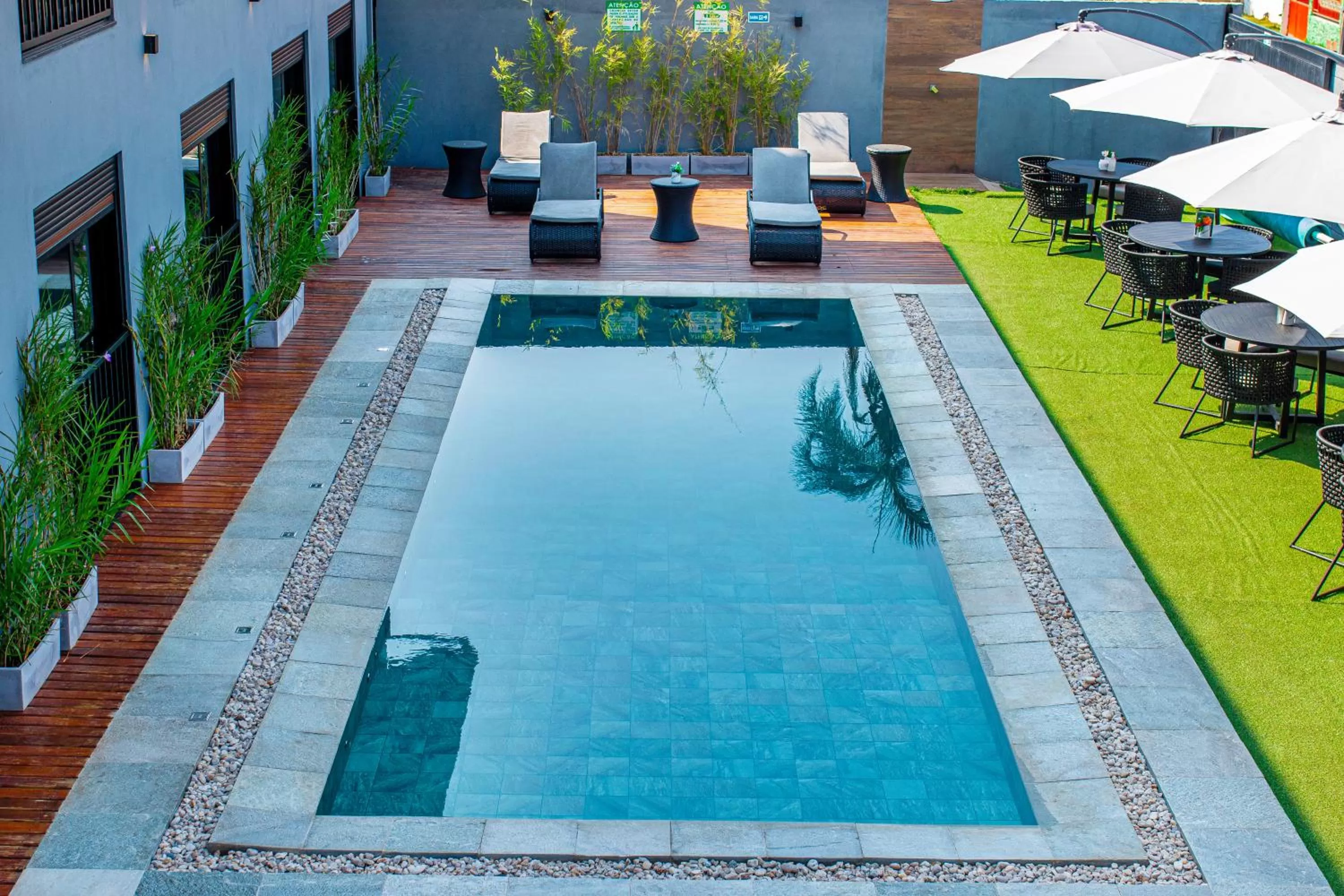 Pool view, Swimming Pool in Pousada Flores do Carmo