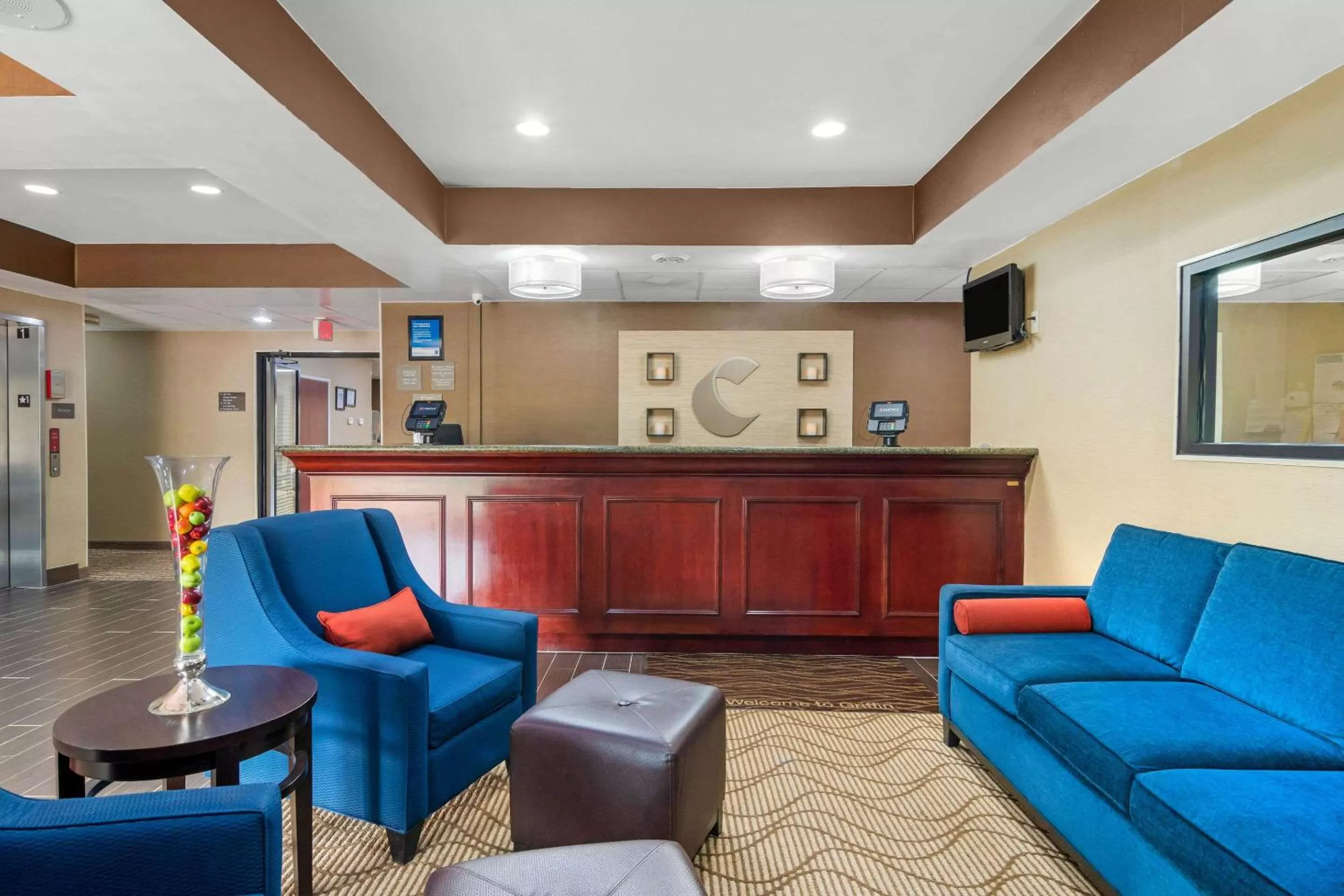 Lobby or reception in Comfort Inn & Suites Griffin North