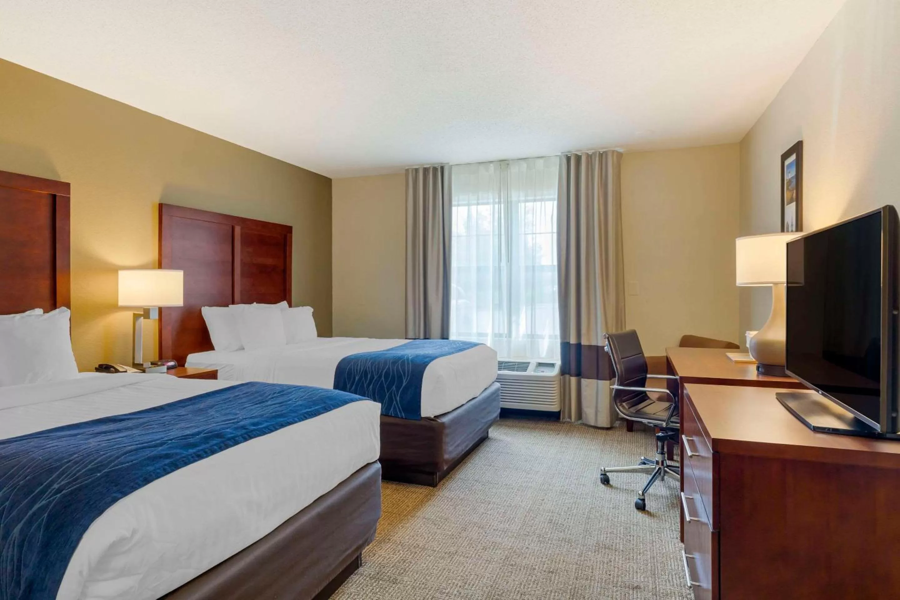 Bedroom, Bed in Comfort Inn Danvers - Boston North Shore