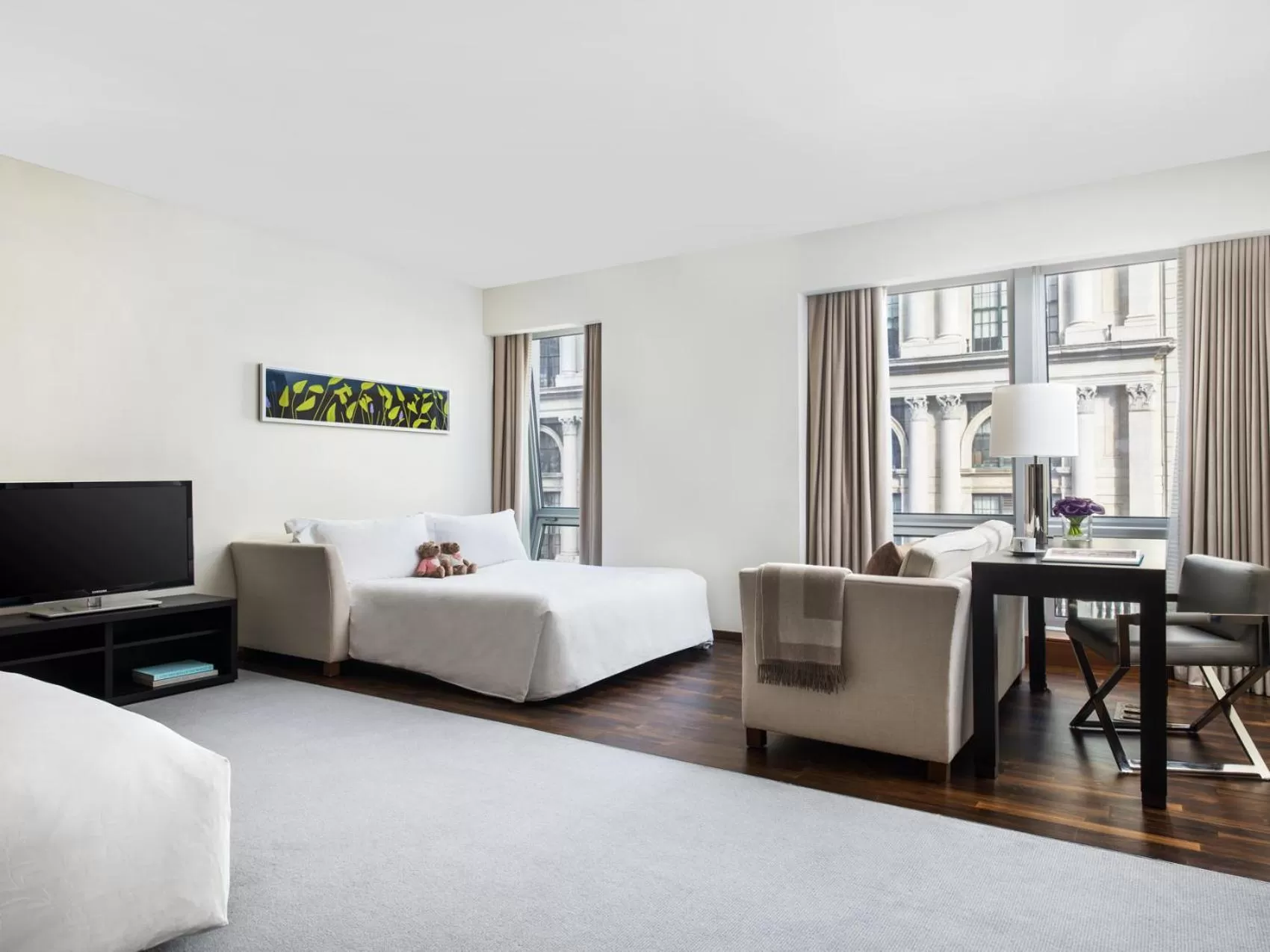 Bed in The Langham, New York, Fifth Avenue