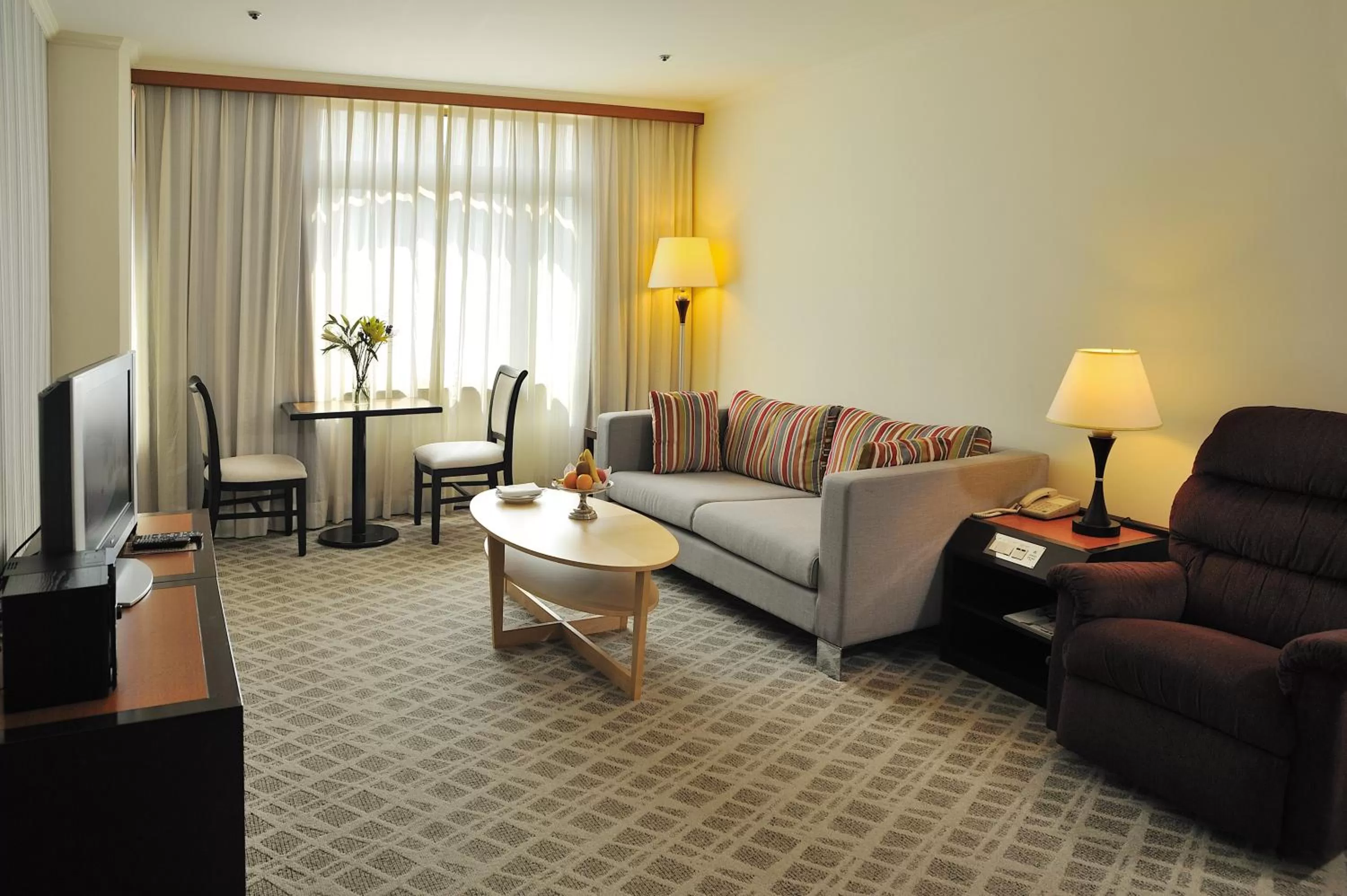 Living room in The Howard Plaza Hotel Kaohsiung