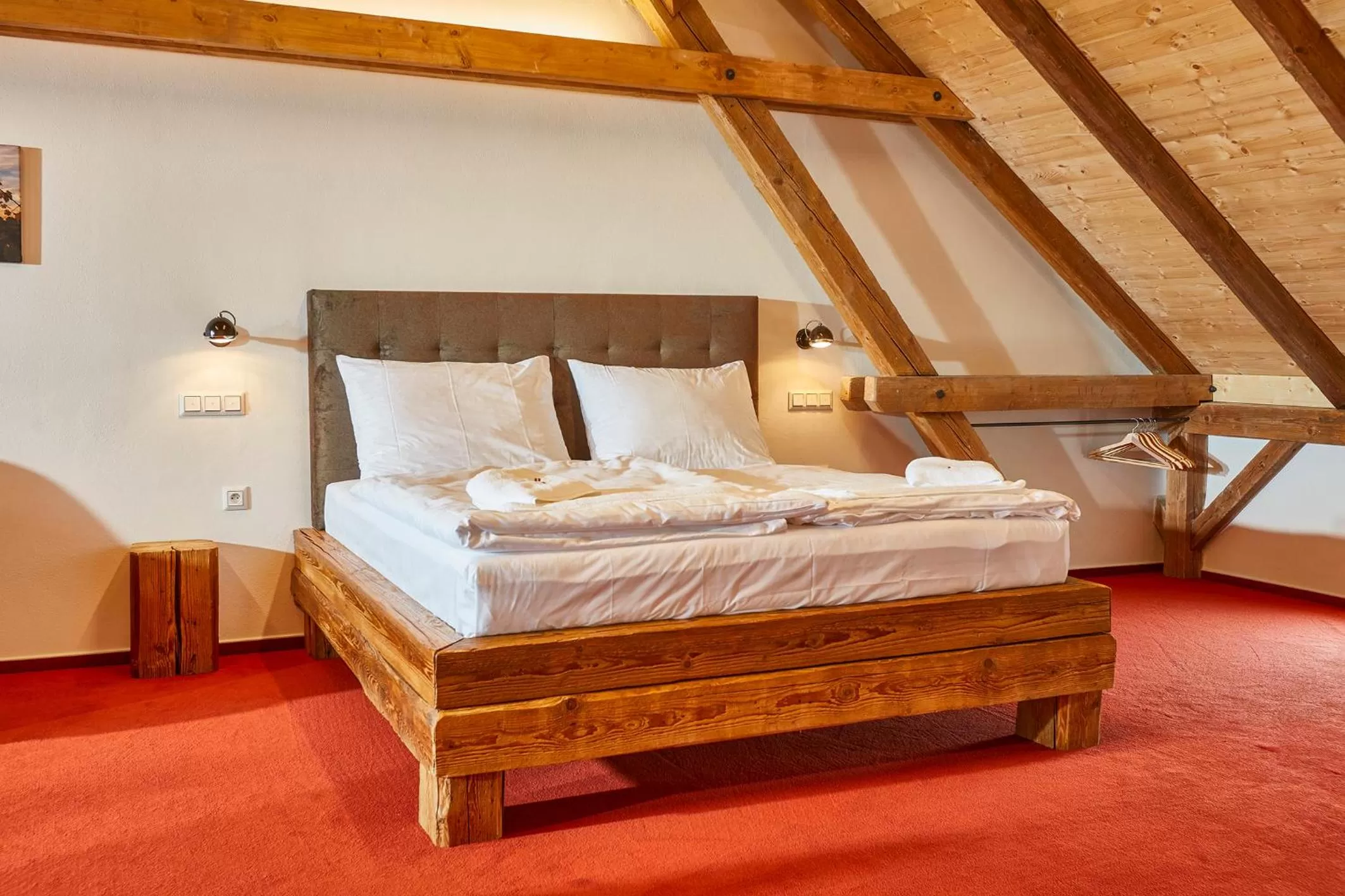 Bed in Hotel Ryzlink