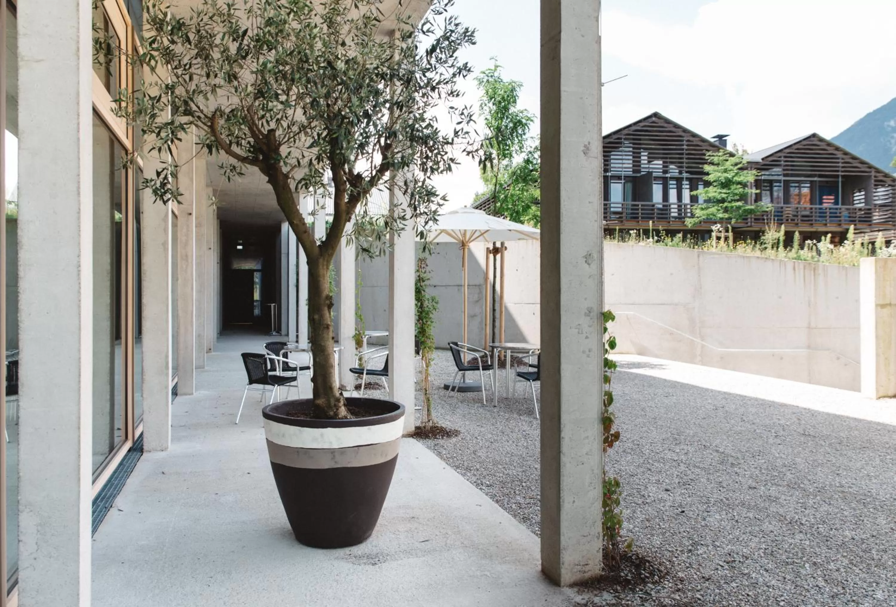 Balcony/Terrace in quartier - über Nacht in besonderer Architektur