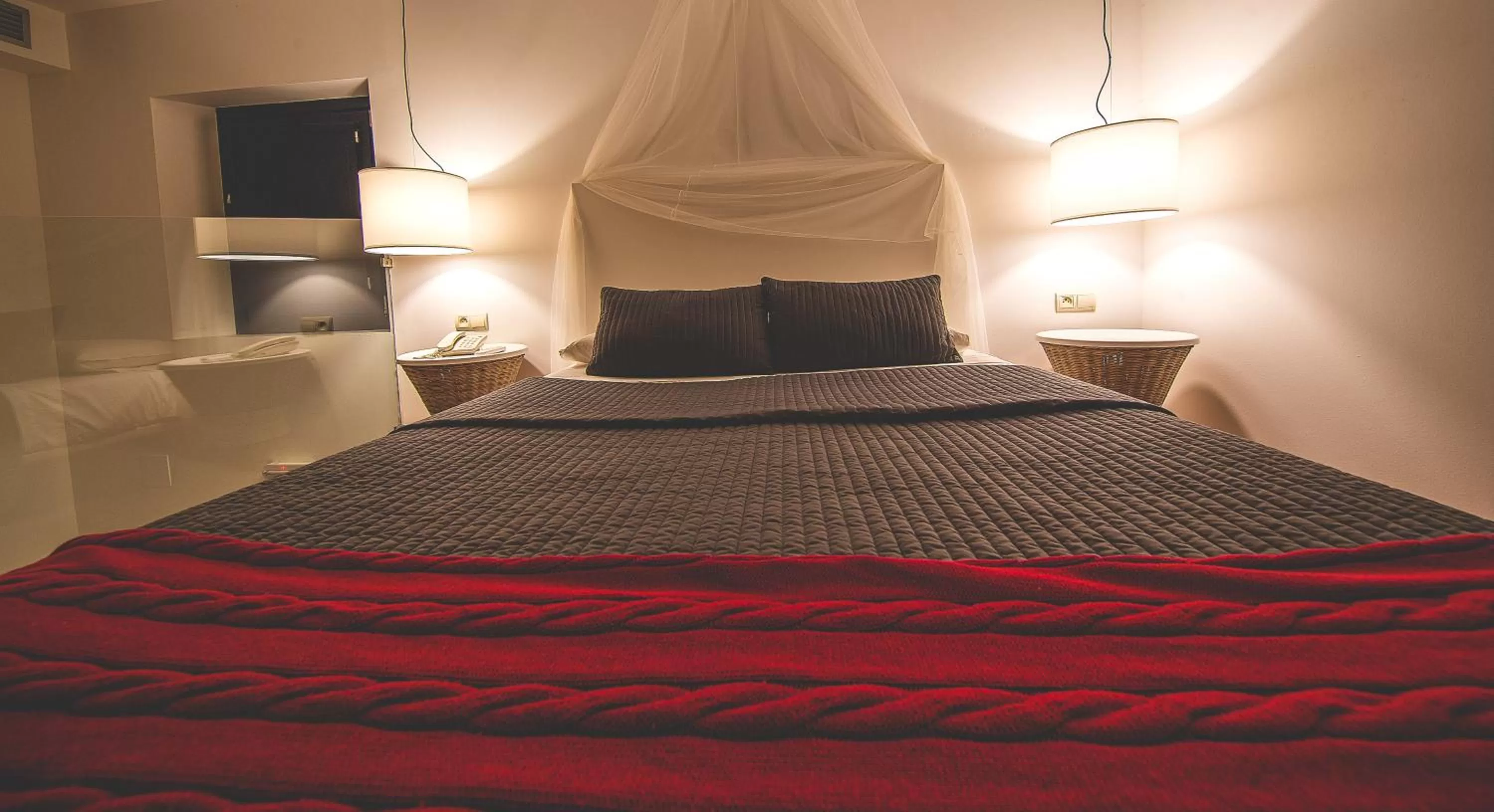 Decorative detail, Bed in Hotel Bodega El Juncal