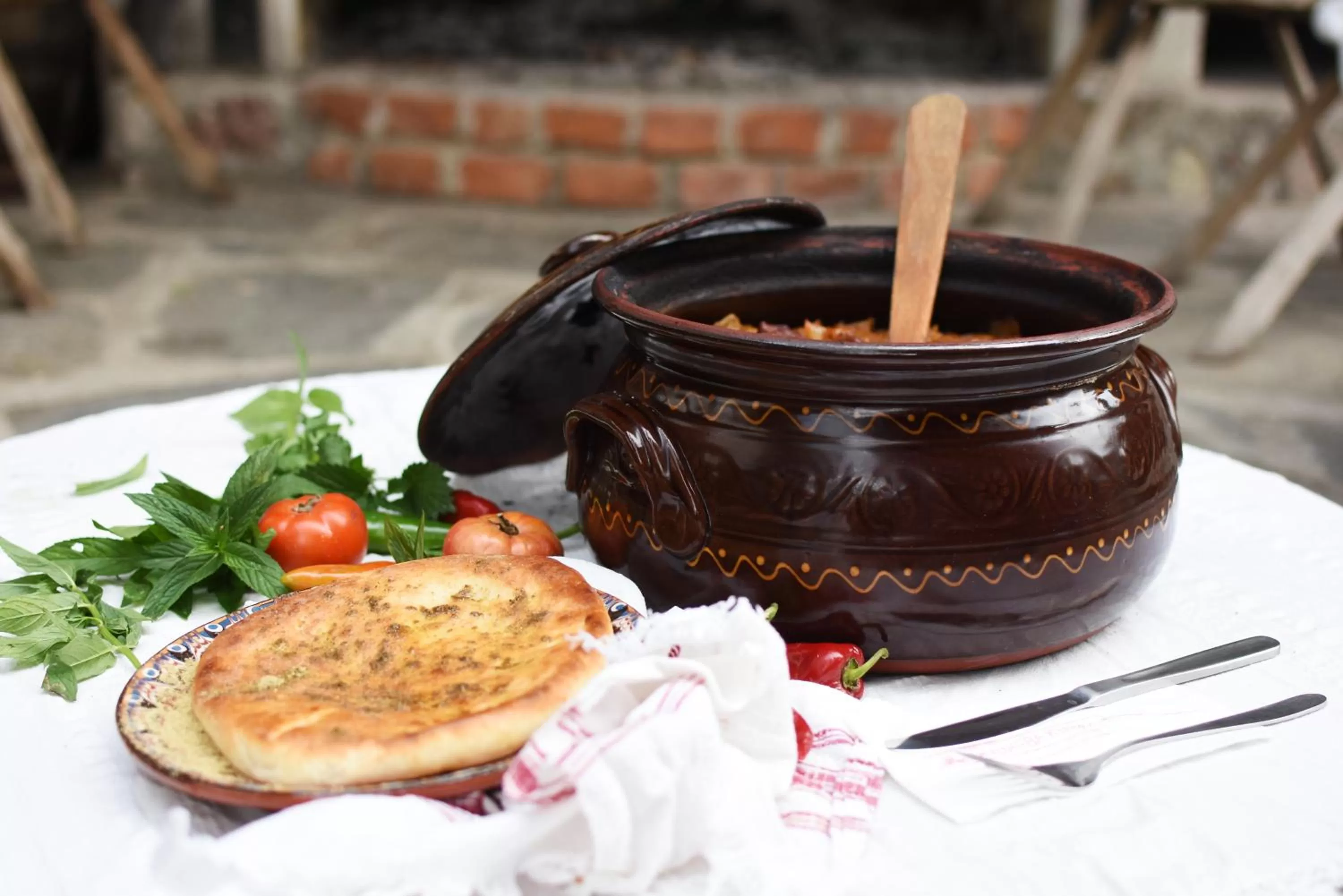 Food in Djudjeva Kyshta Hotel