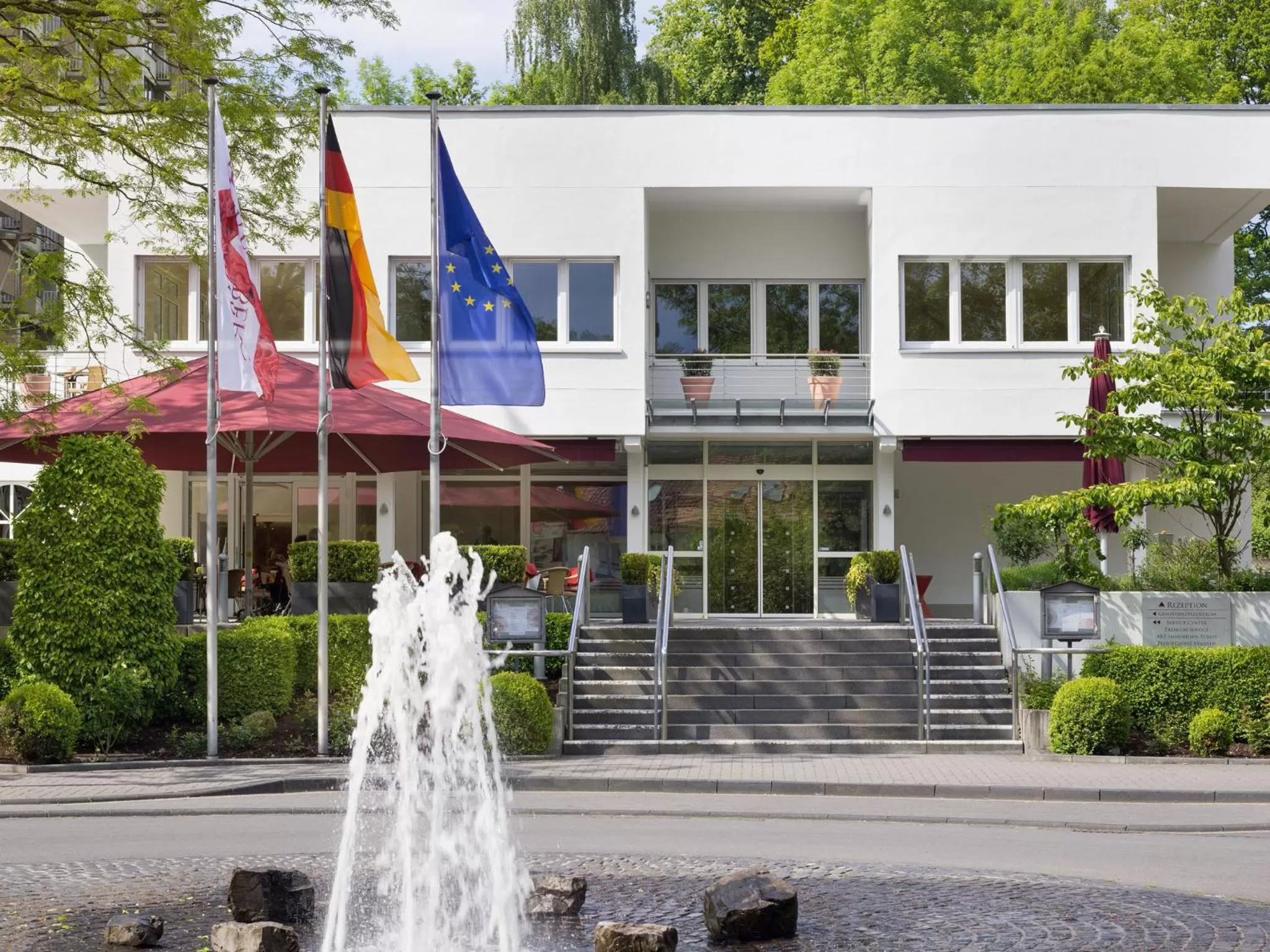 Property Building in Hotel Am Rosenpark