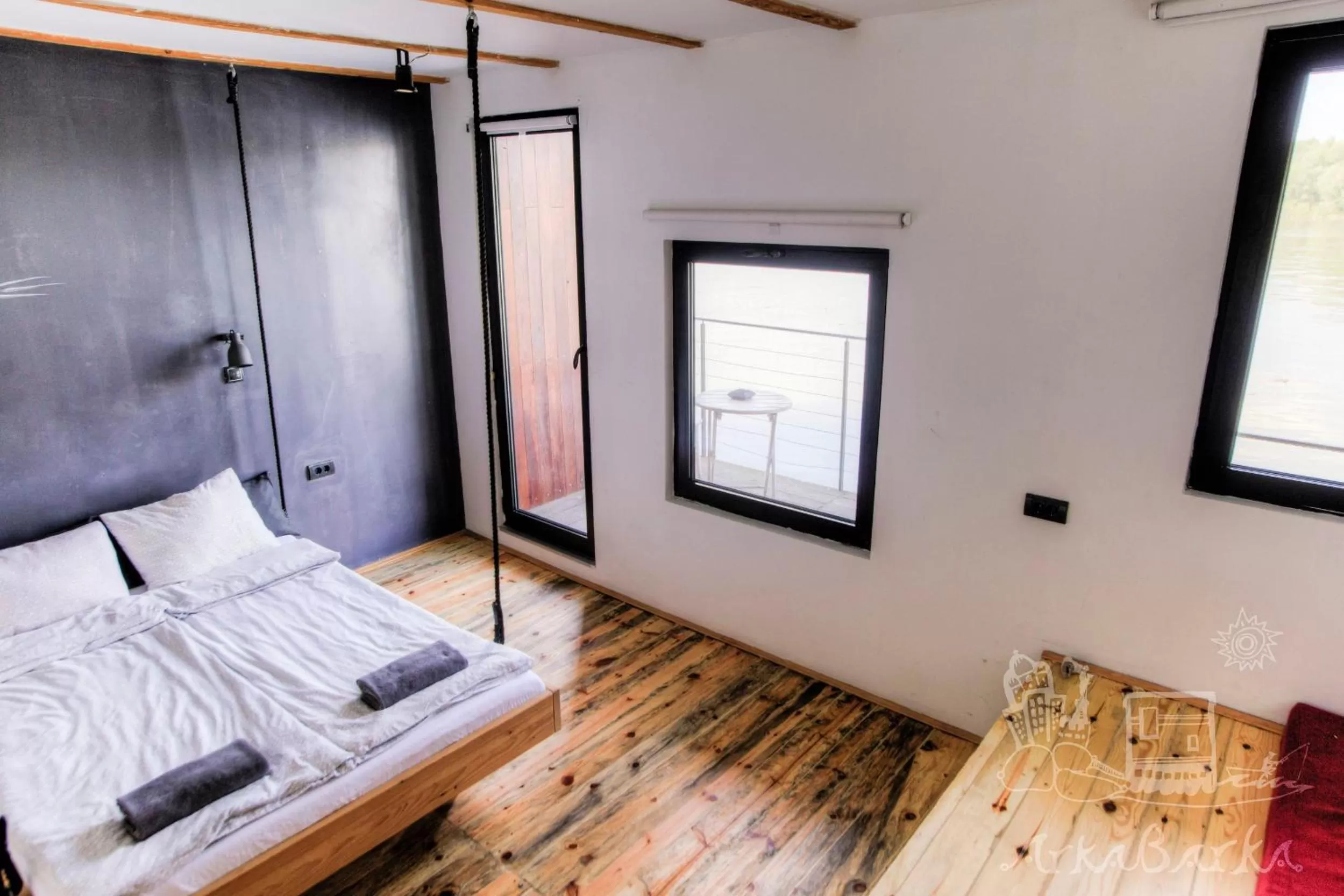 Spring, Bed in ArkaBarka 2- Floating Dream Rooms and Apartments