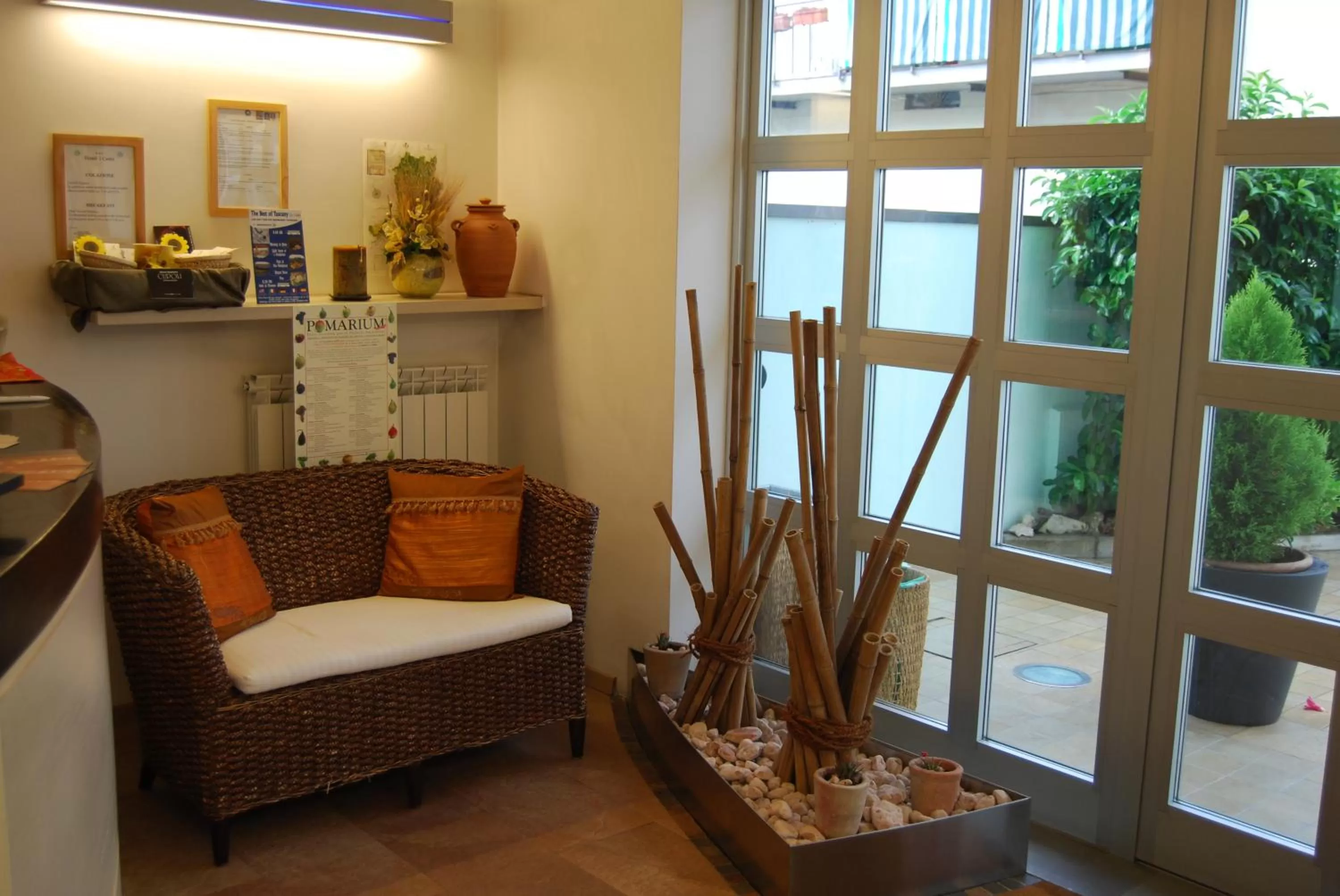 Lobby or reception in Hotel I Cedri