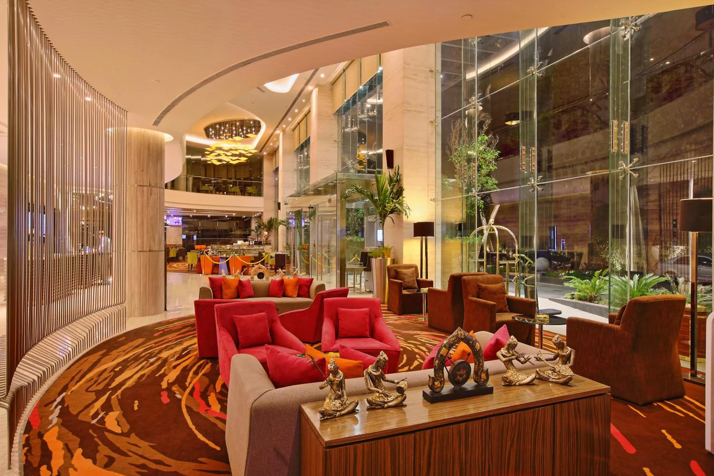 Lobby or reception in Novotel Ahmedabad