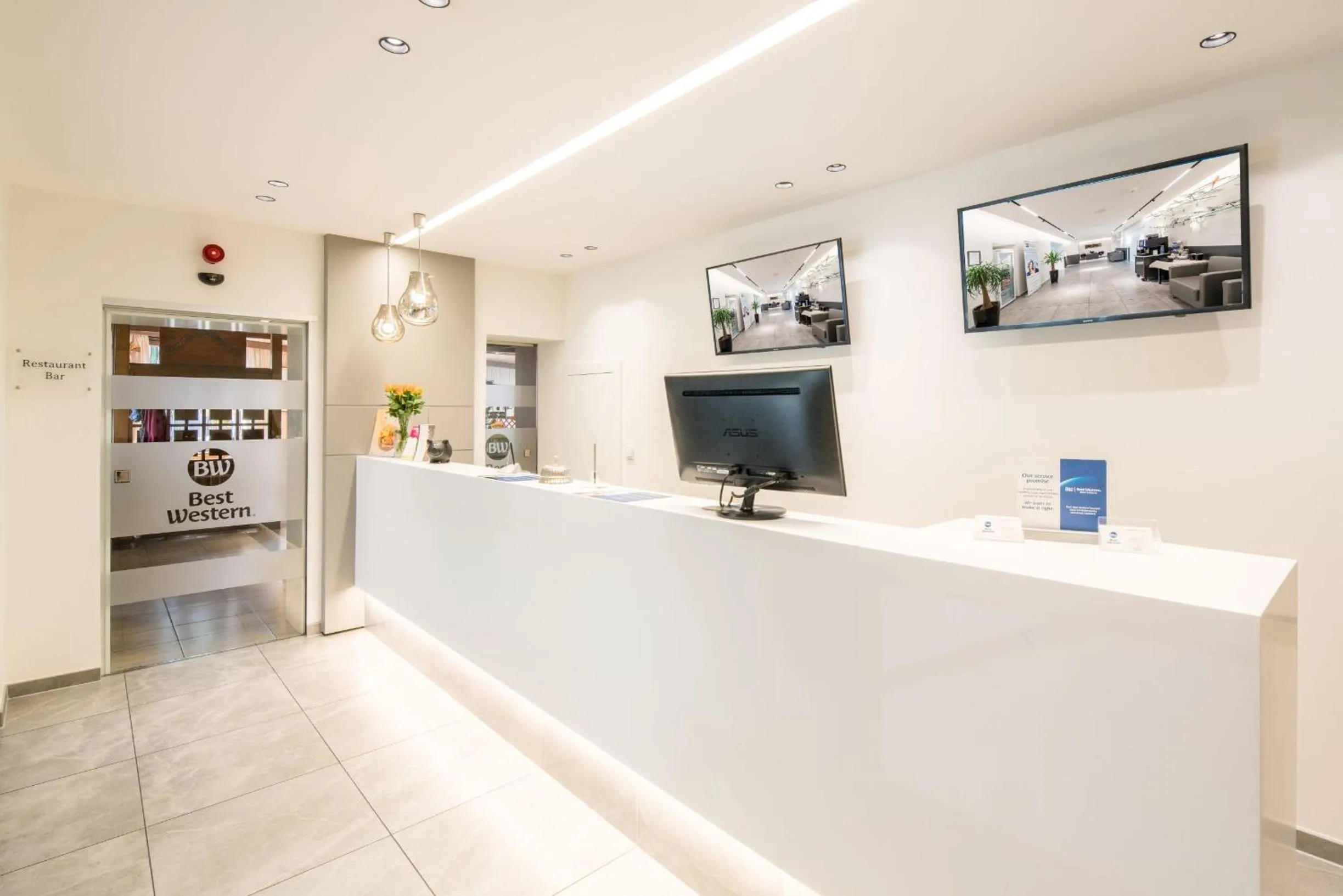 Lobby or reception in Best Western Hotel St. Michael