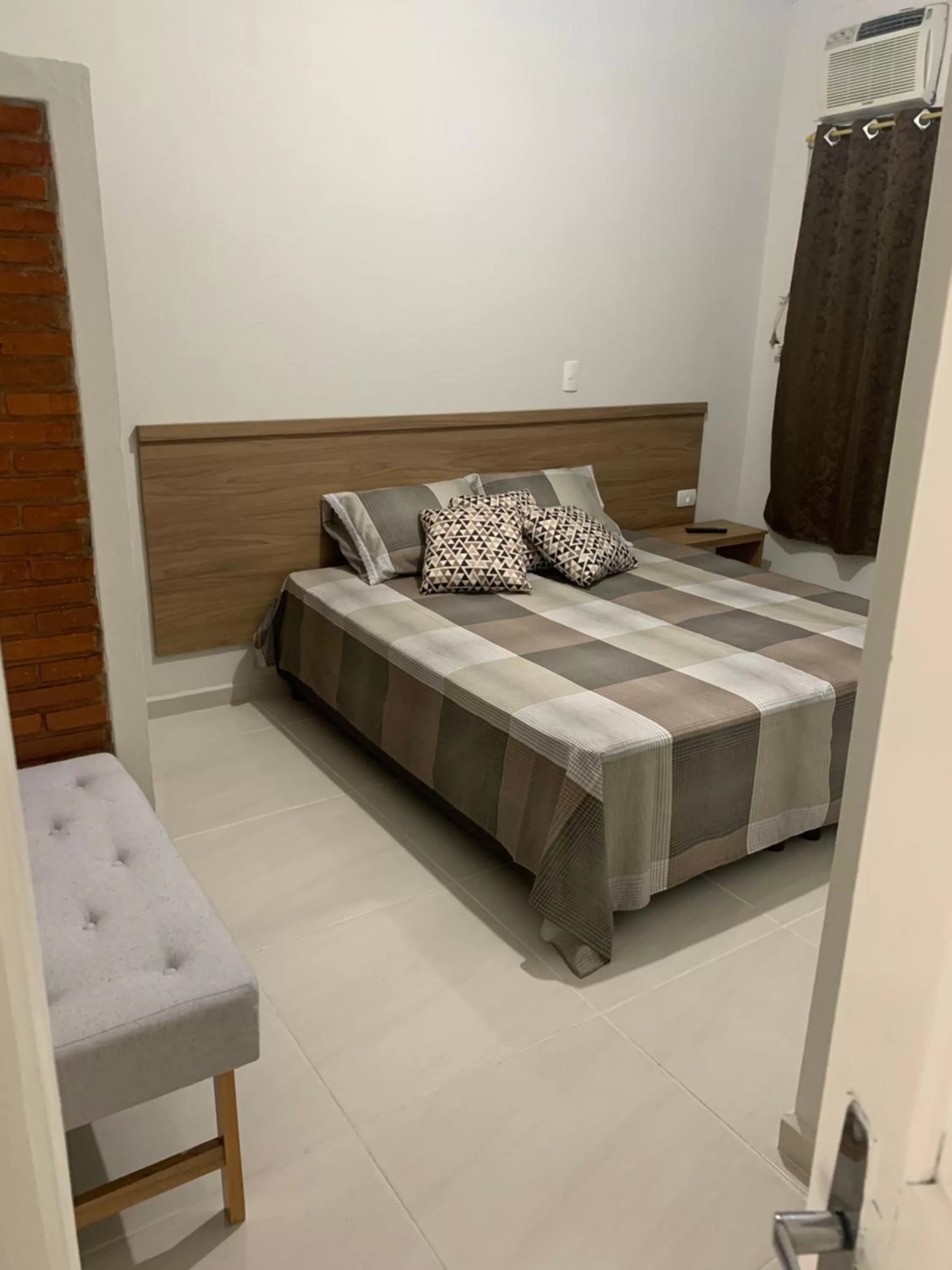 Bed in Ananda pousada chalé