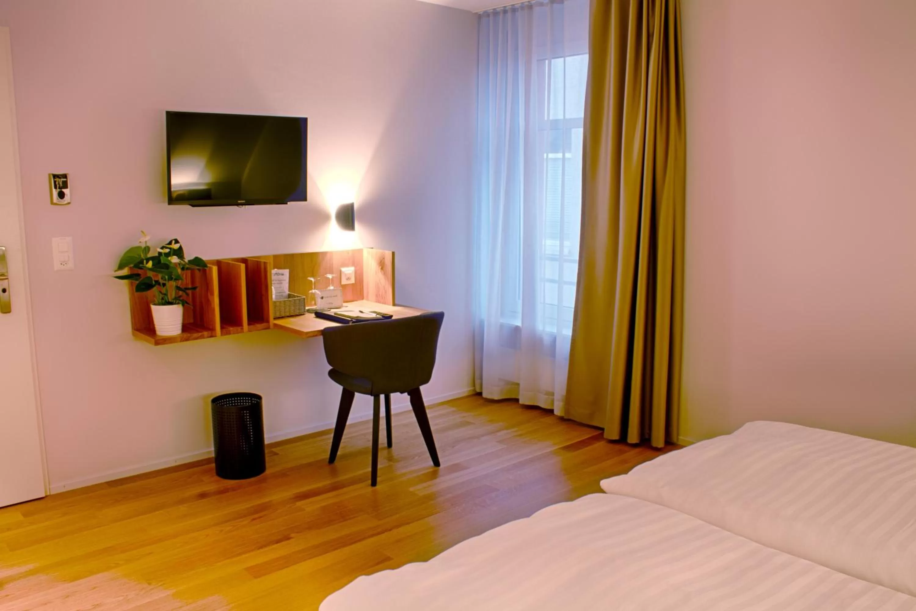 Decorative detail, Bed in Gasthof Mühle