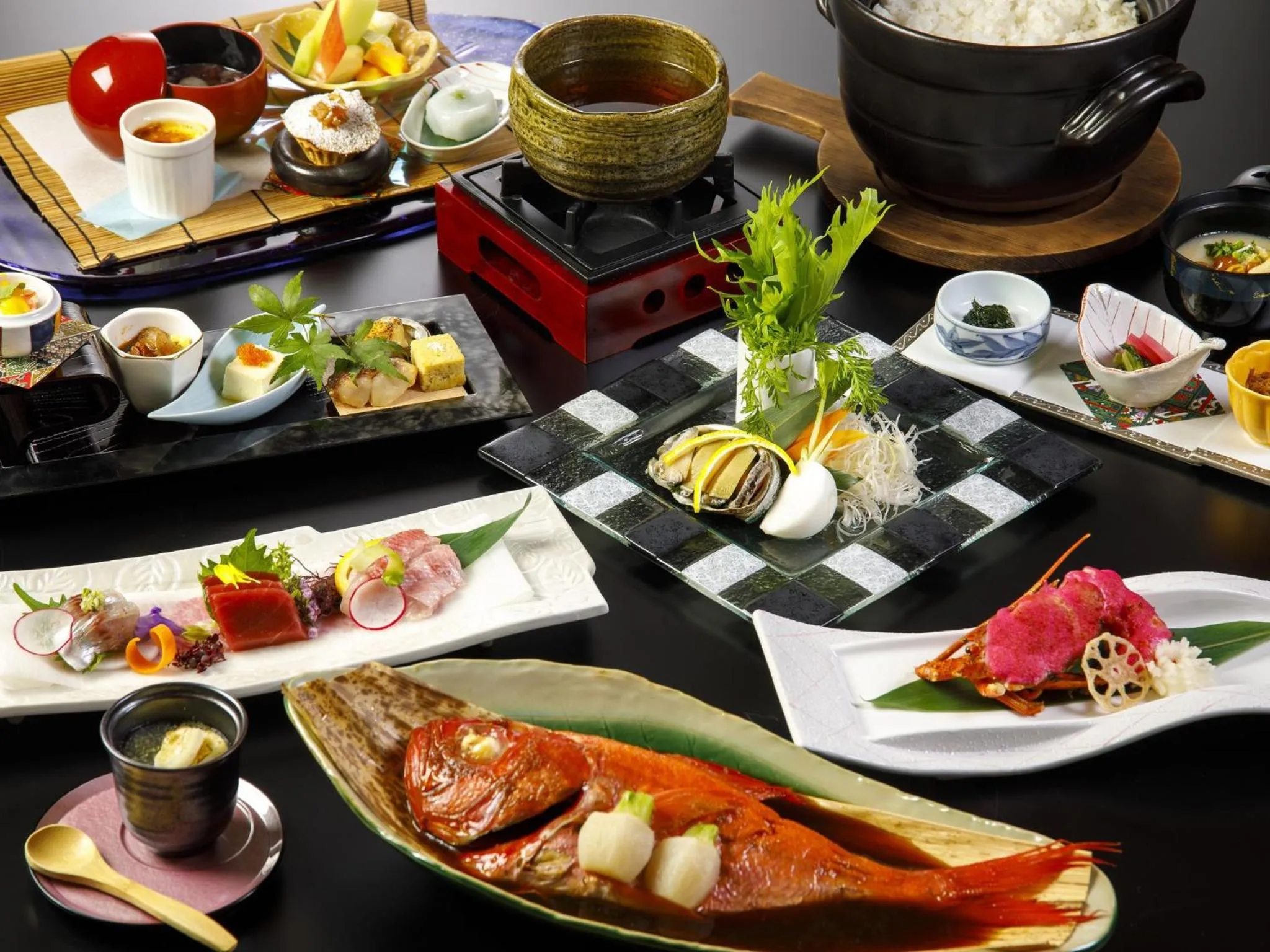 Dinner in Ito Ryokuyu