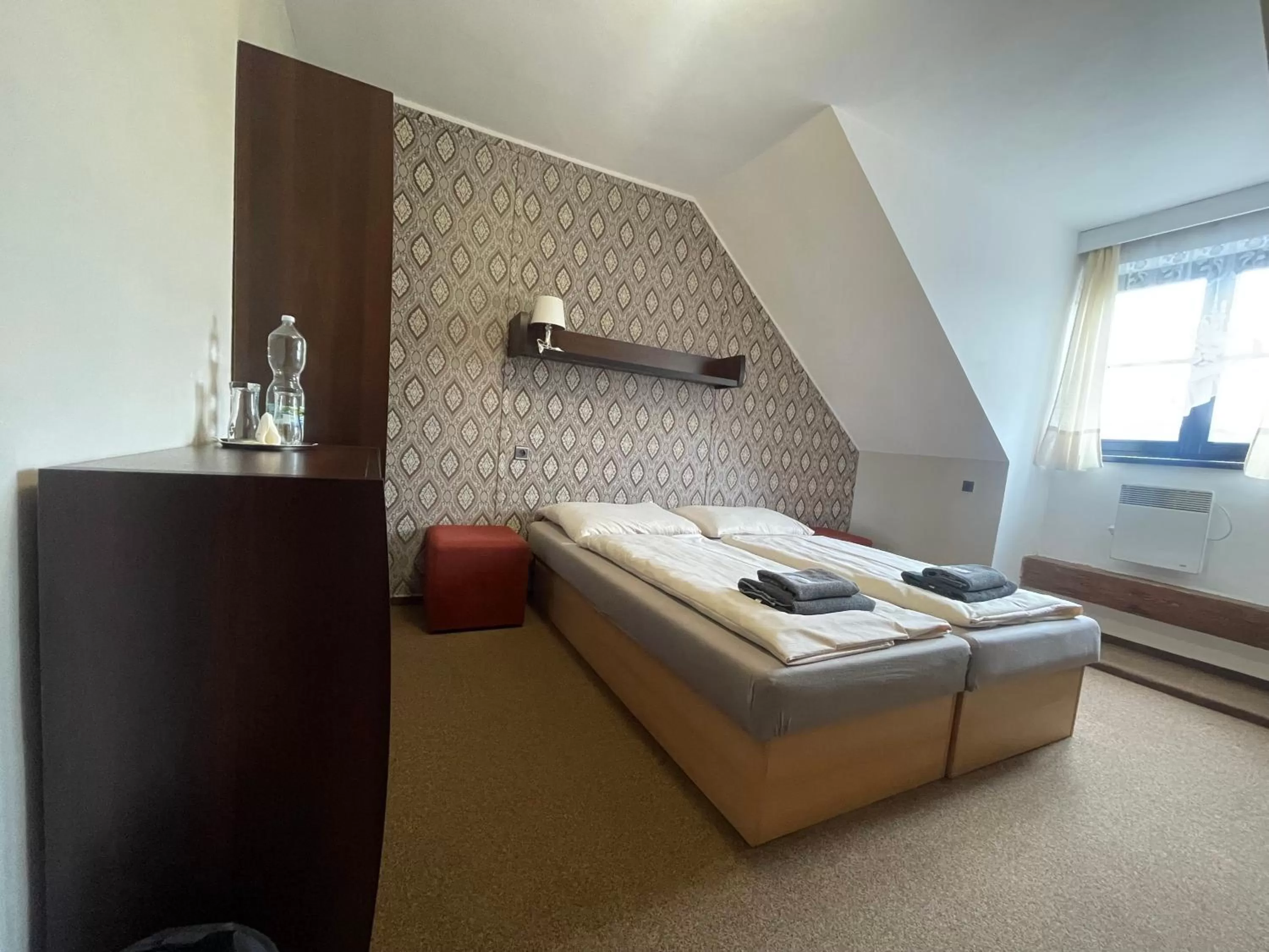 Bed in Hotel Veveří