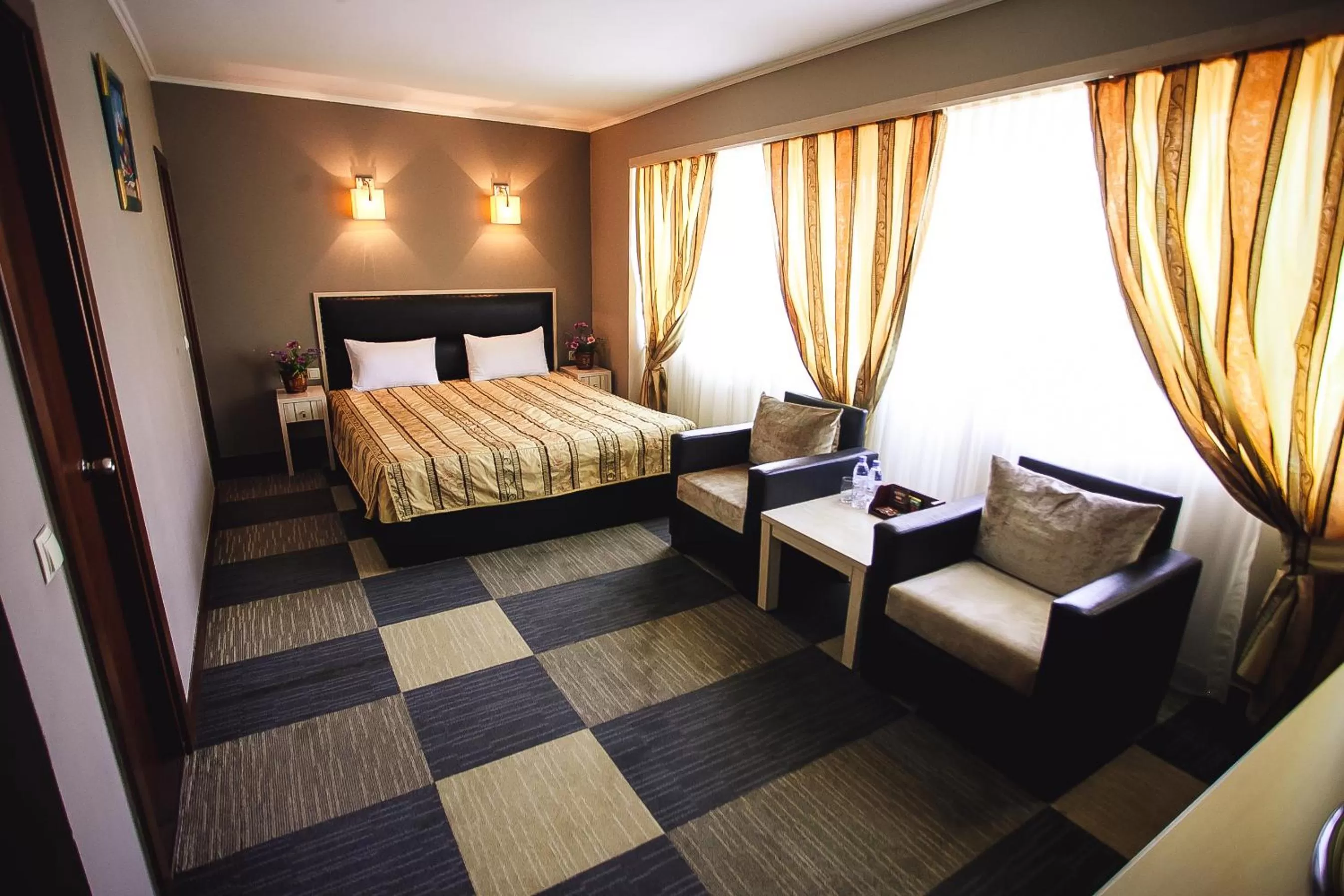 Bed in Aktau Hotel