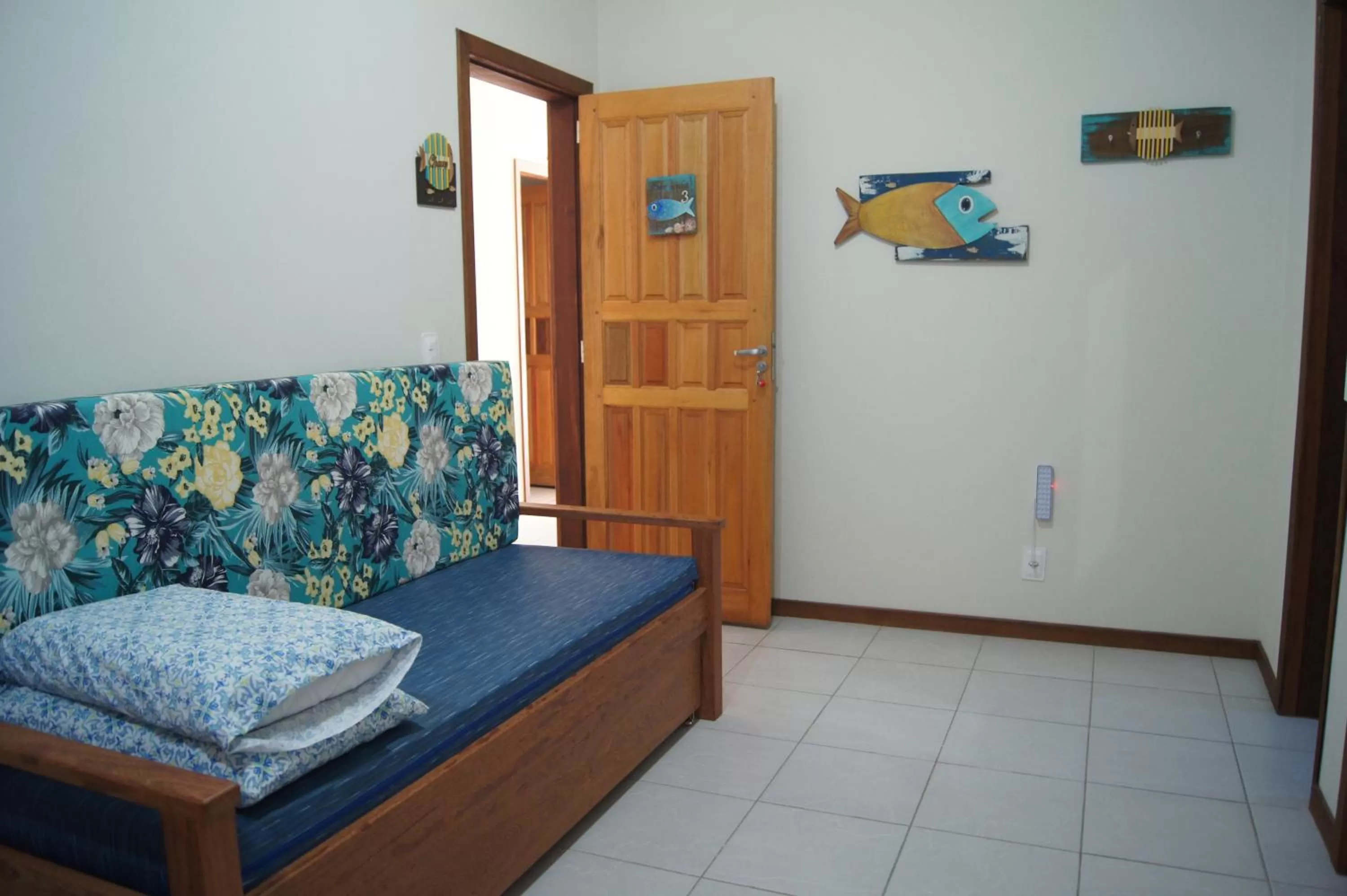 Bed in Pousada Pegadas na Areia