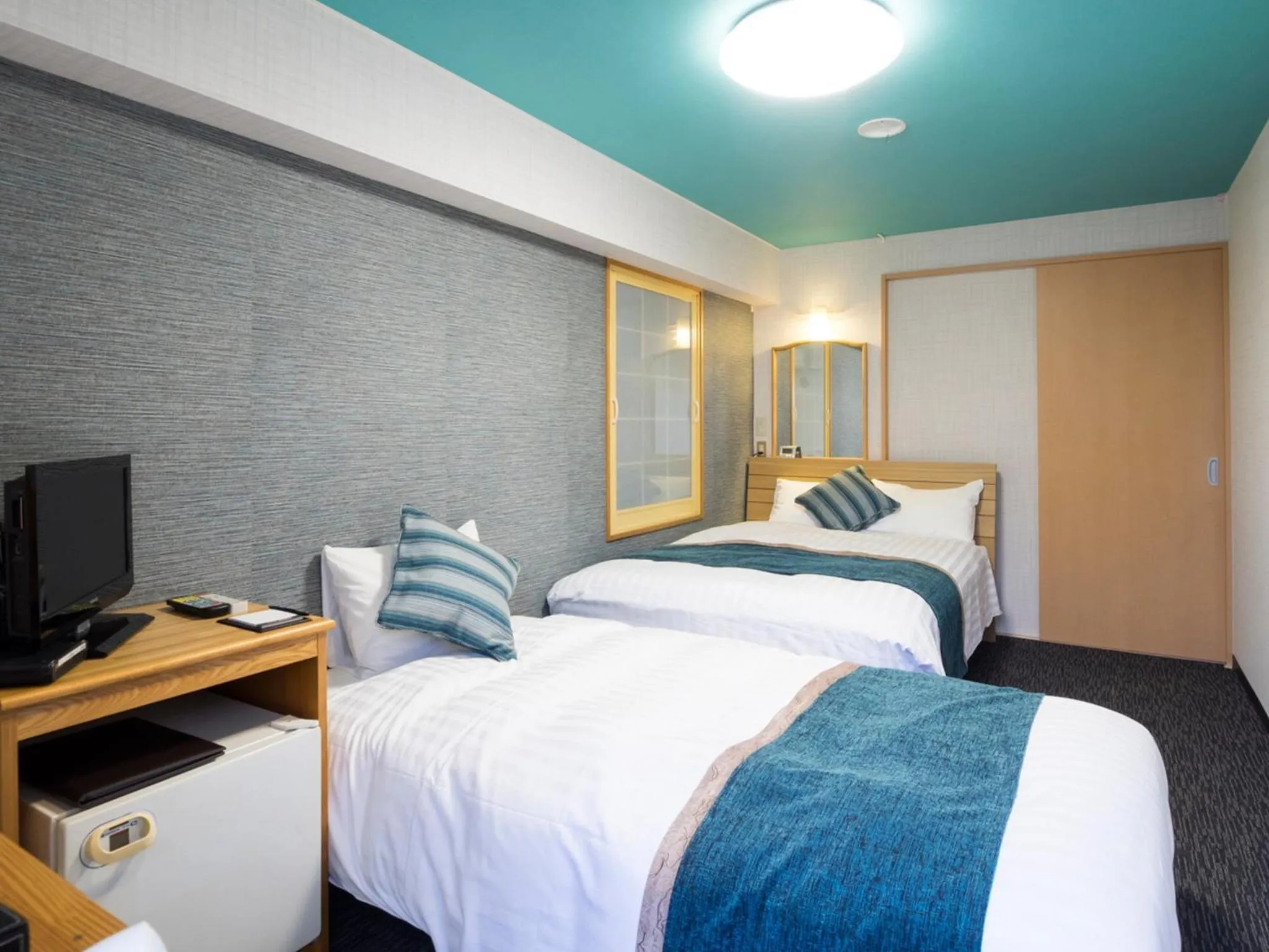 Photo of the whole room, Bed in Hotel AreaOne Kushiro