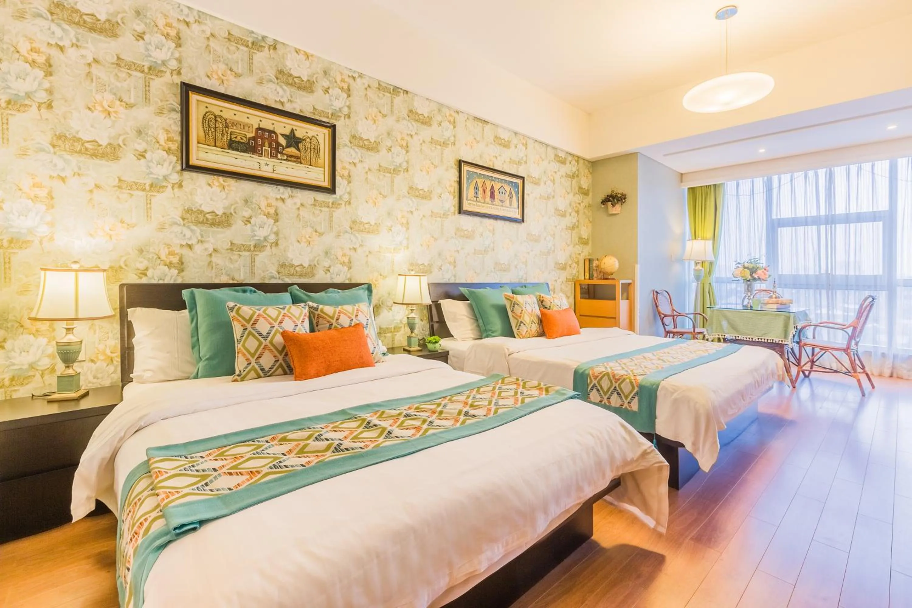 Bed in Westlake 7 Service Apartment