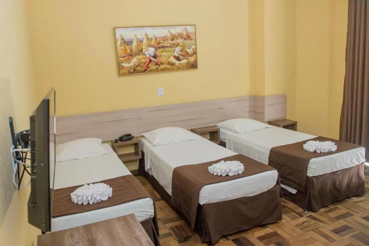 Bedroom, Bed in hotel iguaçu centro