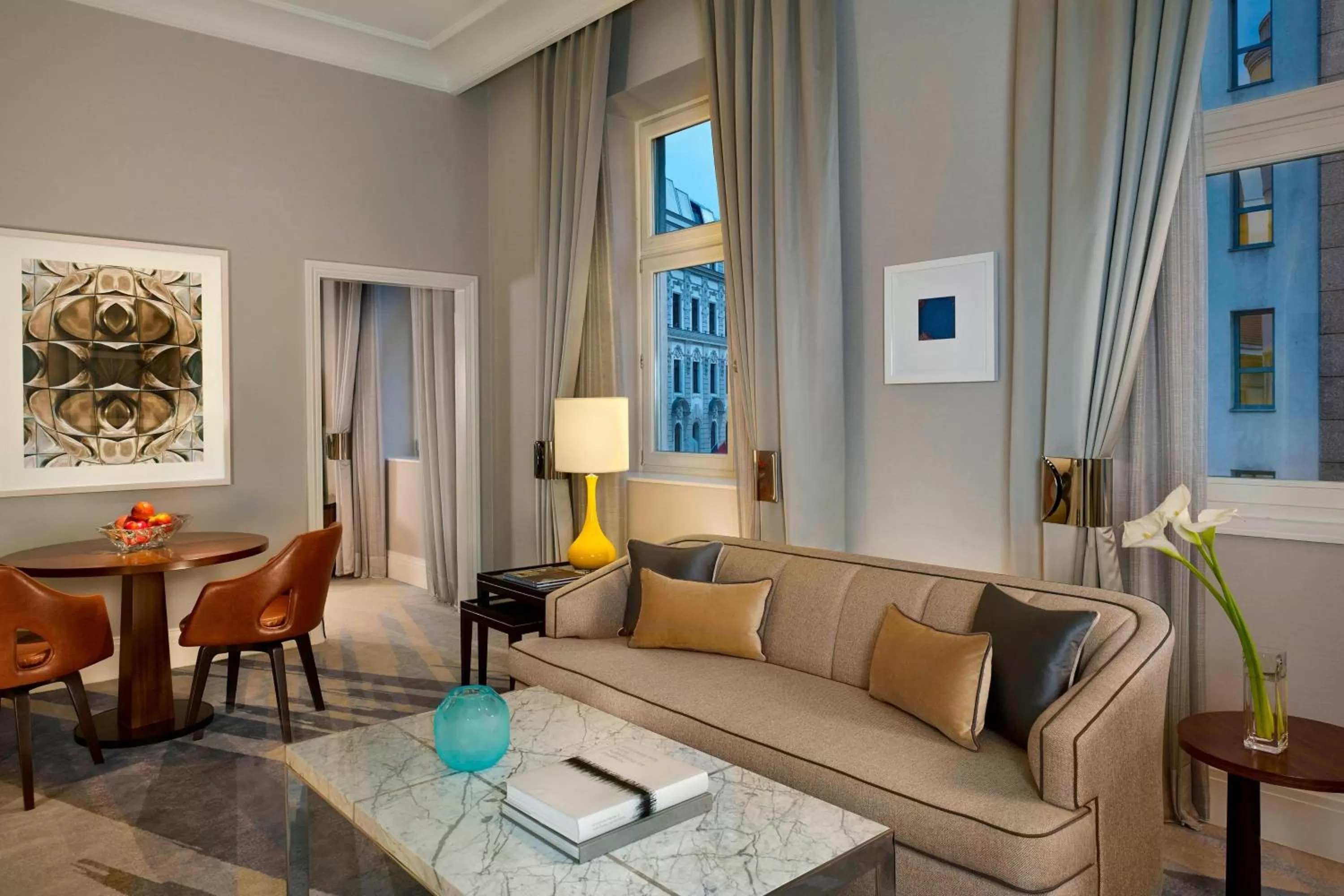 Living room in Al Habtoor Palace Budapest, Preferred Hotels & Resorts