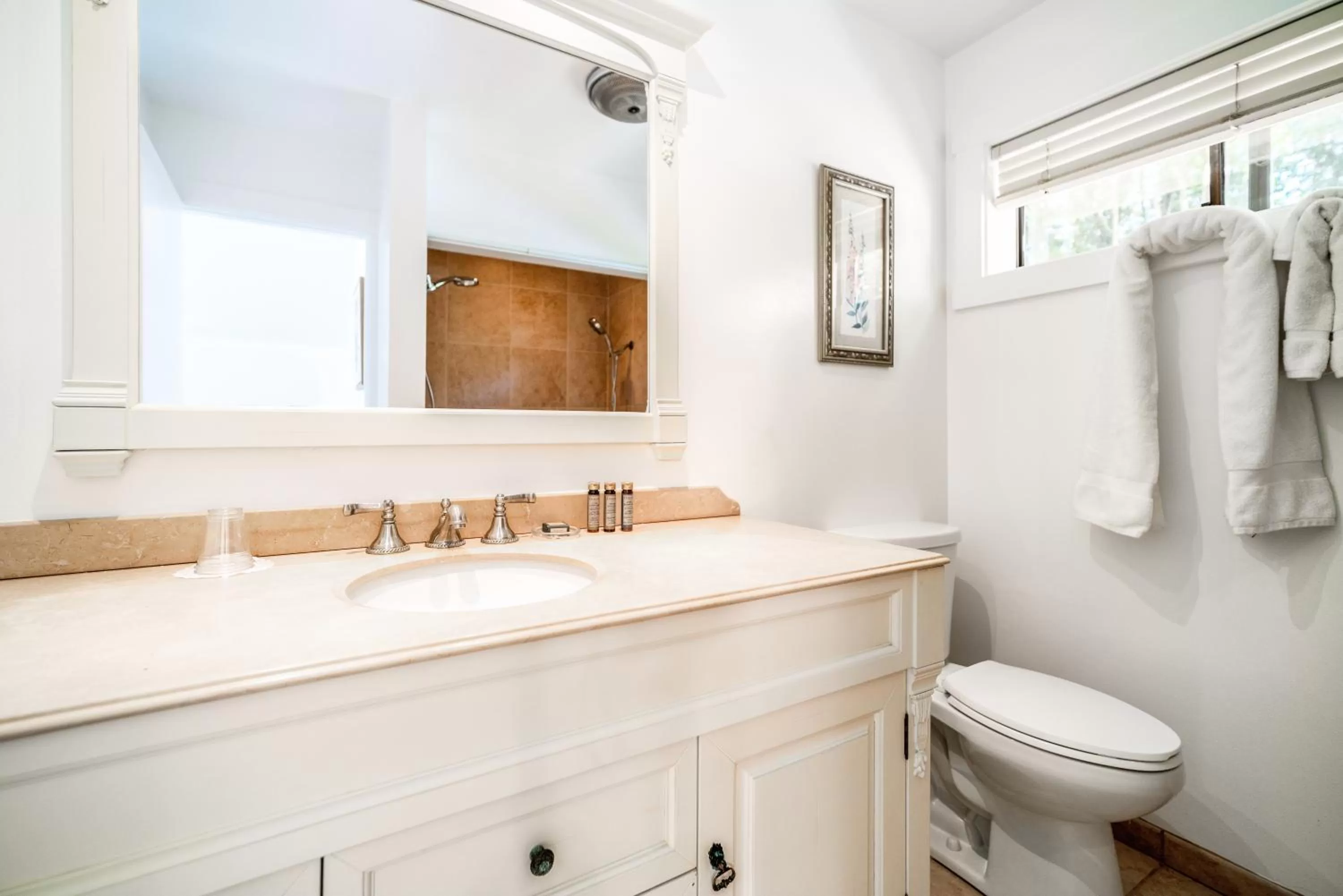 Toilet in Agate Cove Inn