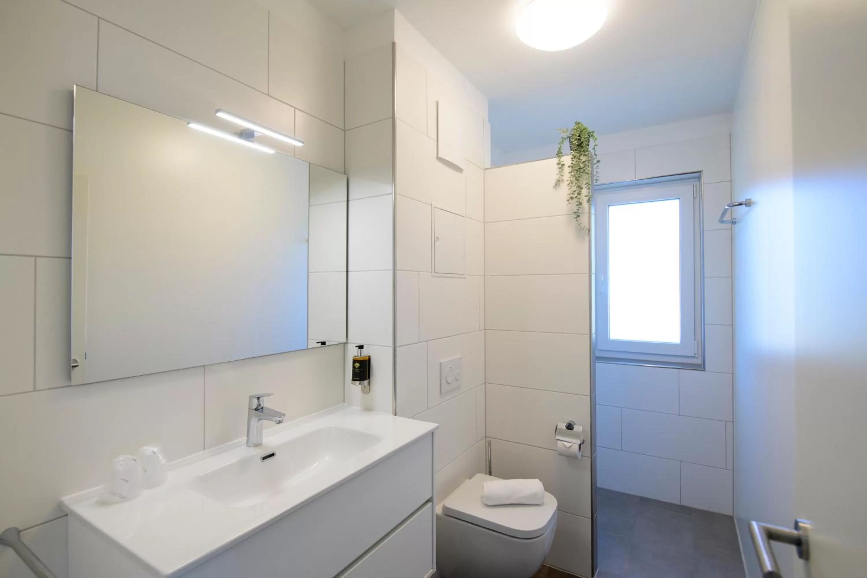 Bathroom in Smart & Stay Aparthotel Saarbrücken Süd - Self-Check-In - Free Parking