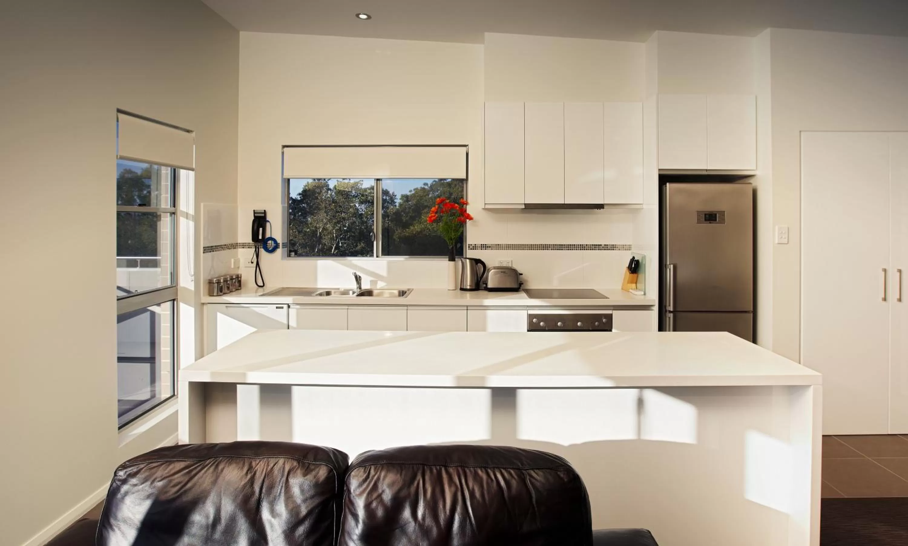 Kitchen or kitchenette in Charlestown Executive Apartments