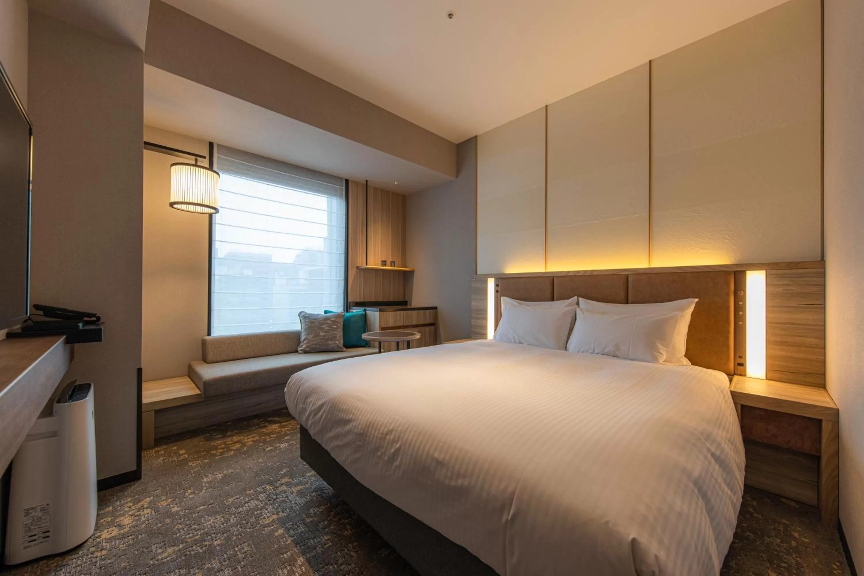 Photo of the whole room, Bed in THE BLOSSOM HAKATA Premier