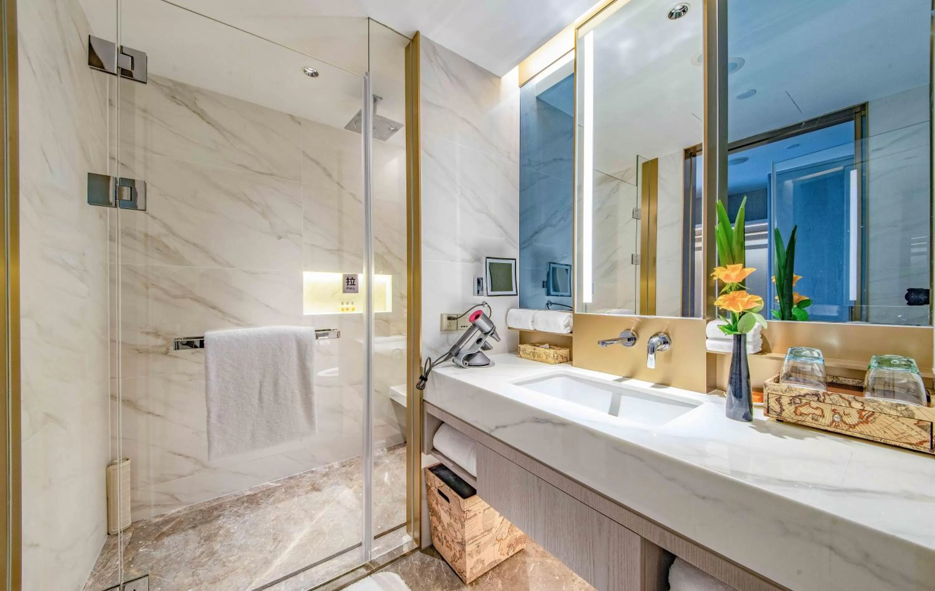 Bathroom in Crowne Plaza Suzhou by IHG