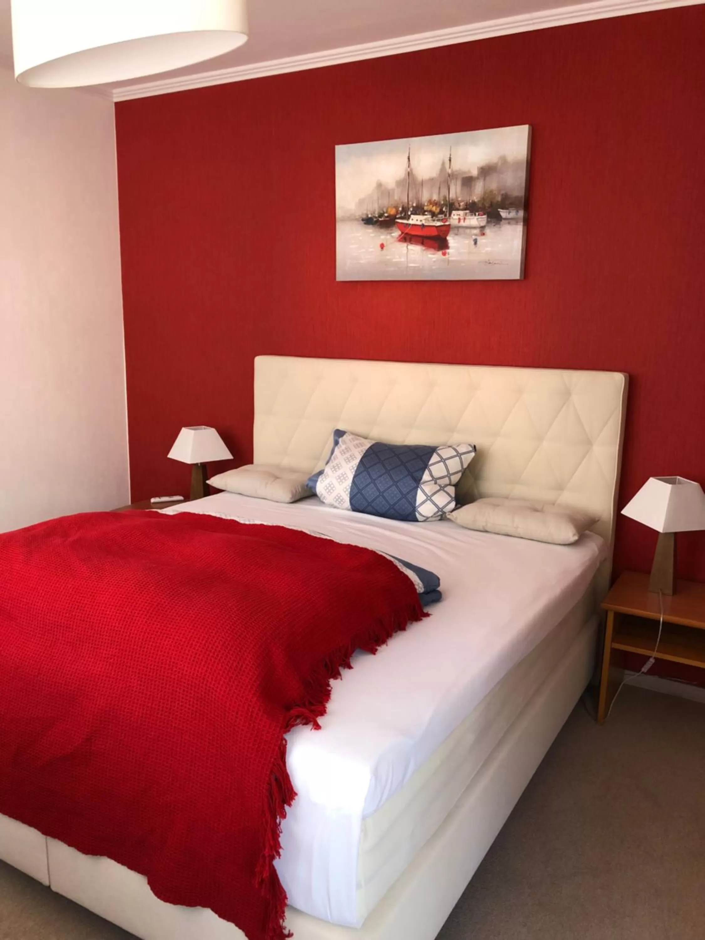 Bed in SkinSpa Apartments Idar-Oberstein