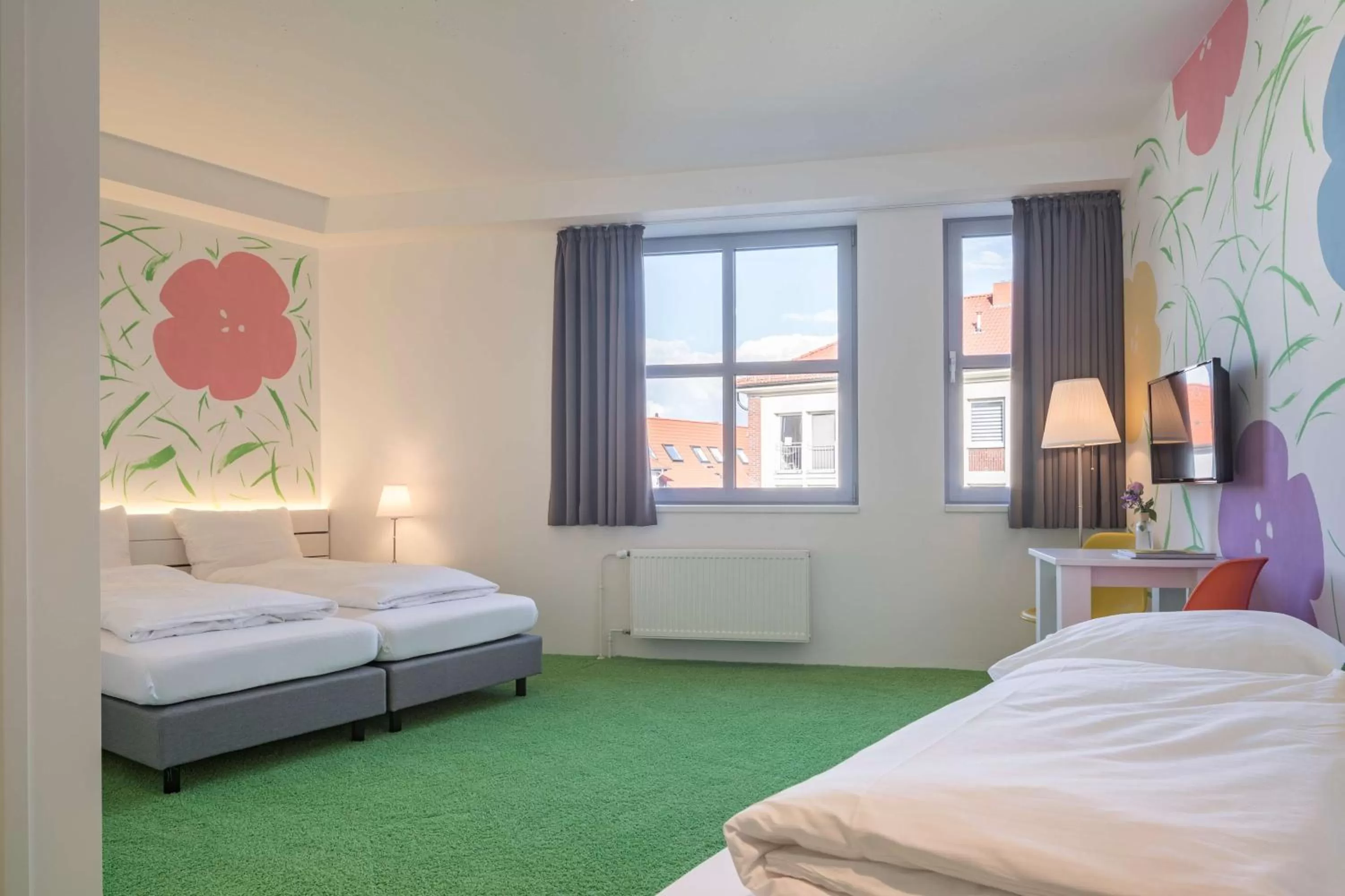 Bed in Flowers Hotel Münster