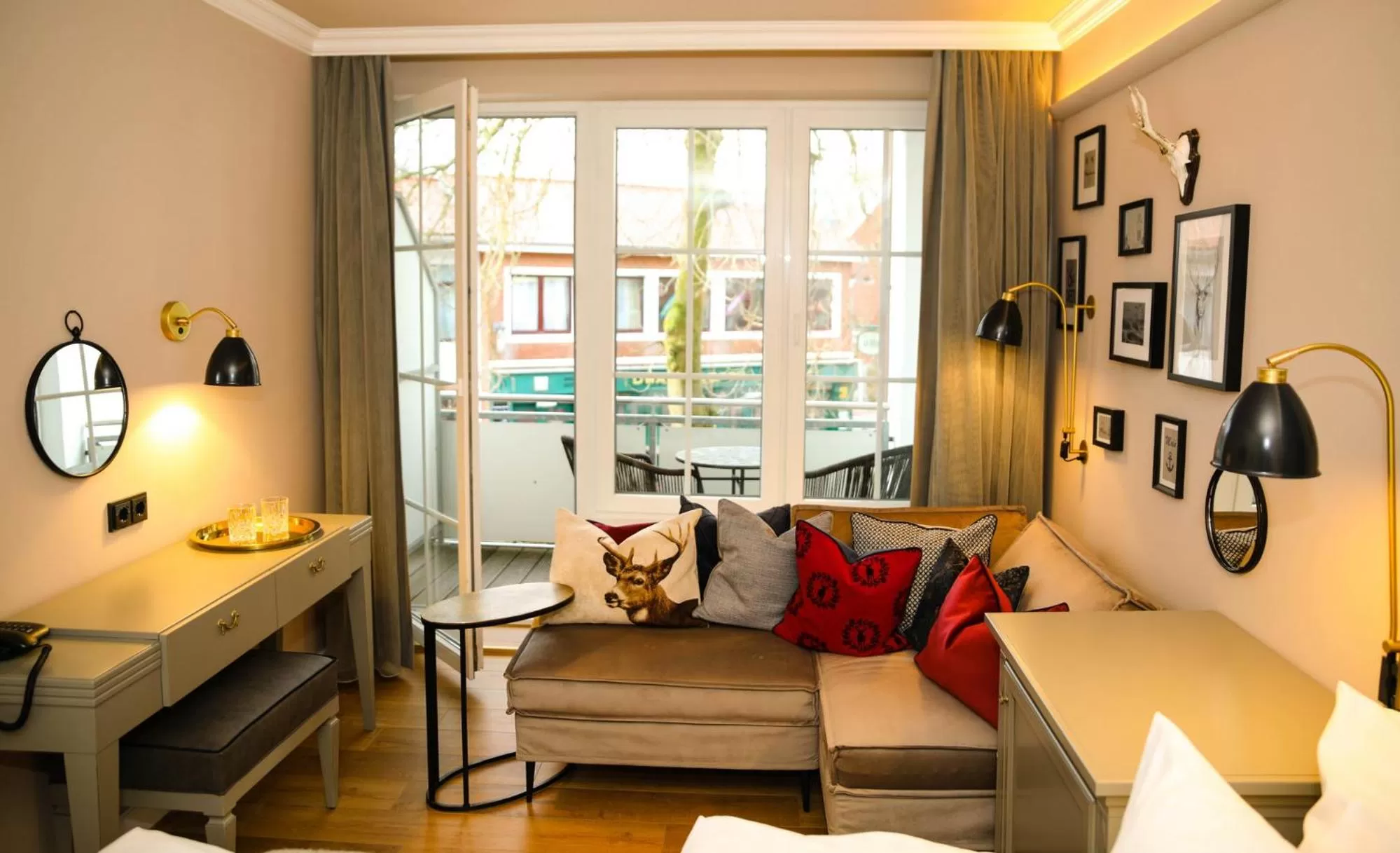 Seating area in Nordseehotel Kröger