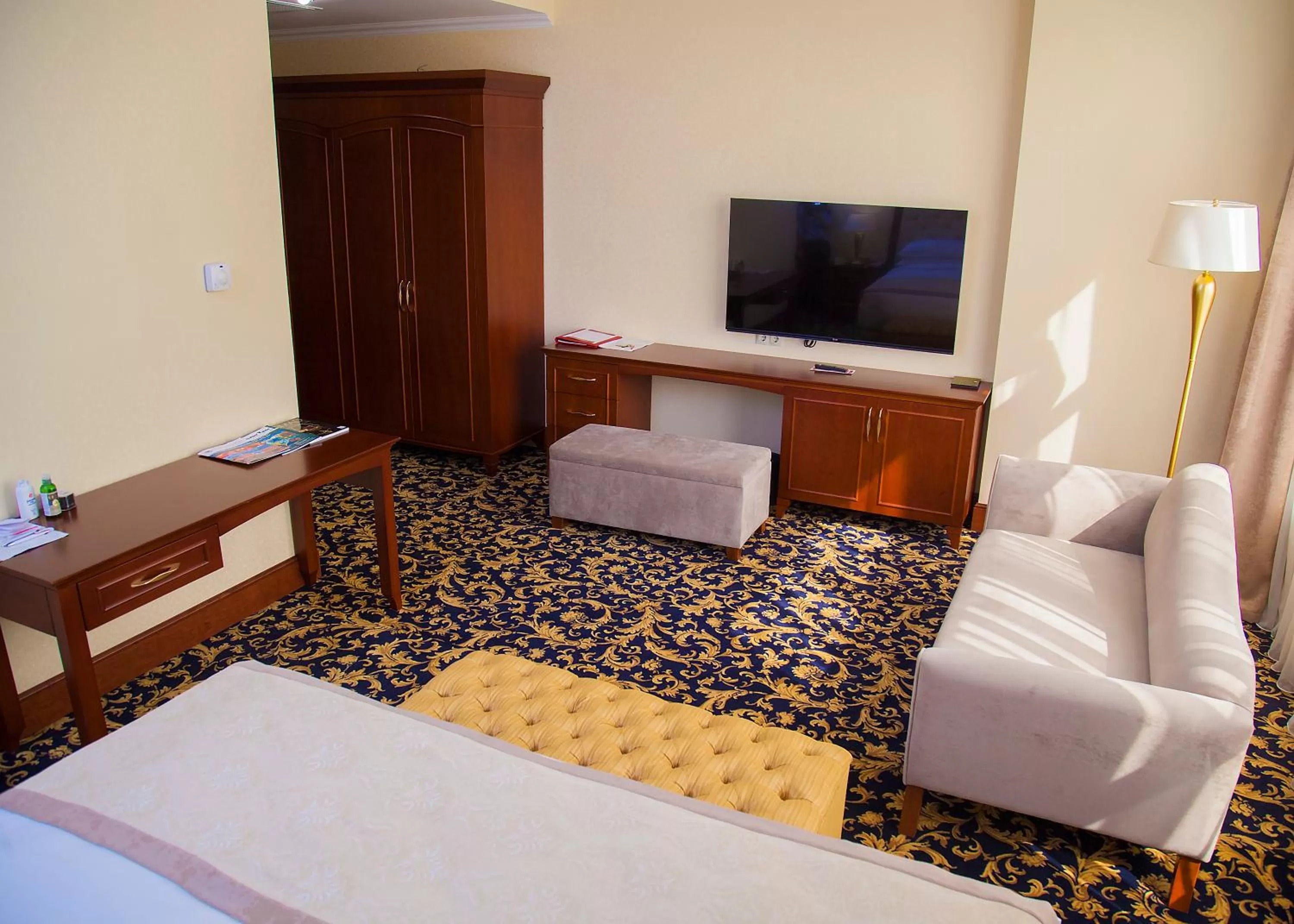 Bedroom, Bed in Ramada by Wyndham Almaty
