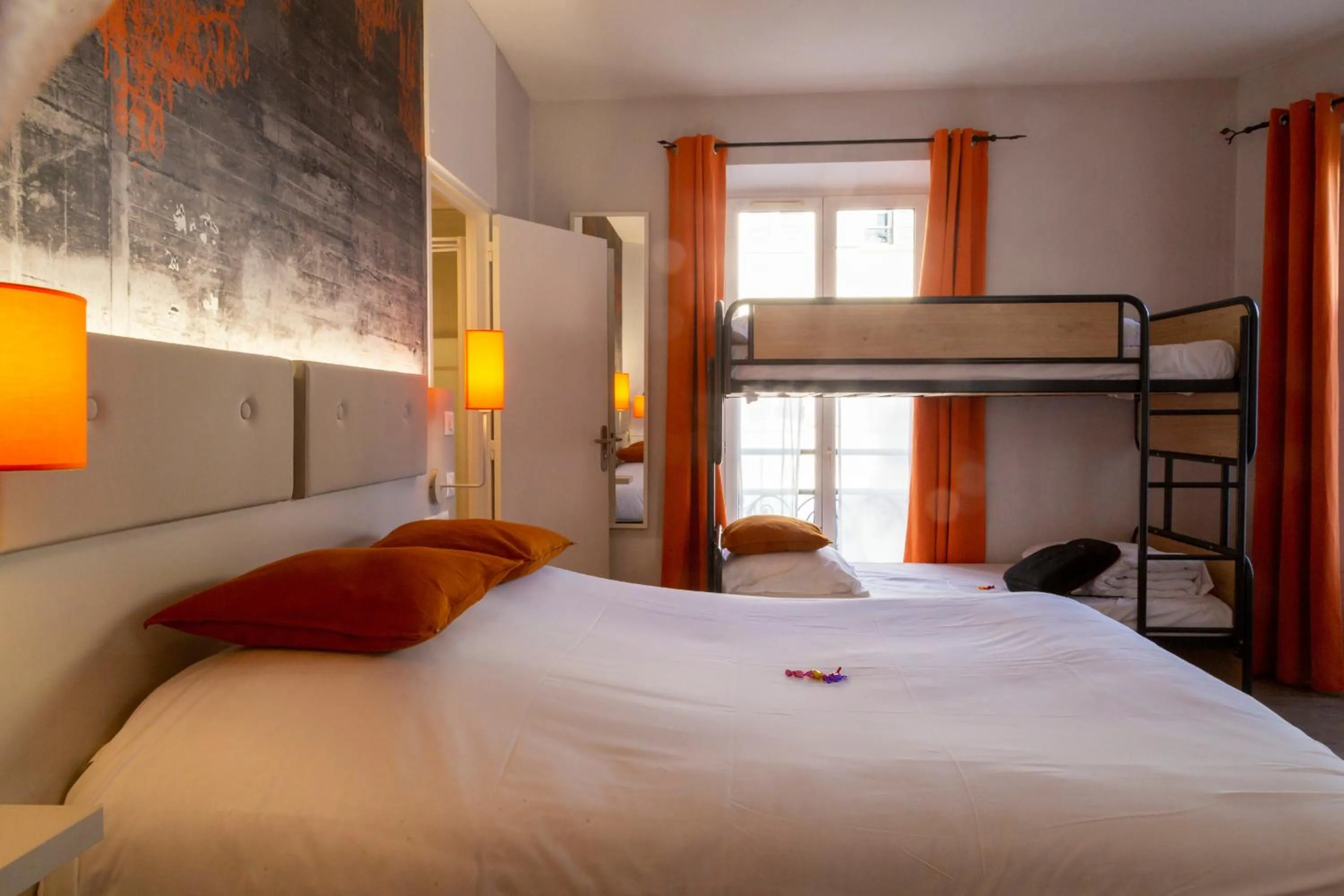 Bed in Hotel Victoria